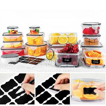 MUKEAO Frischhaltedose Frischhaltedosen-Set – (26-teilig) Lunchbox Vorratsdosen, PP, (26-tlg)