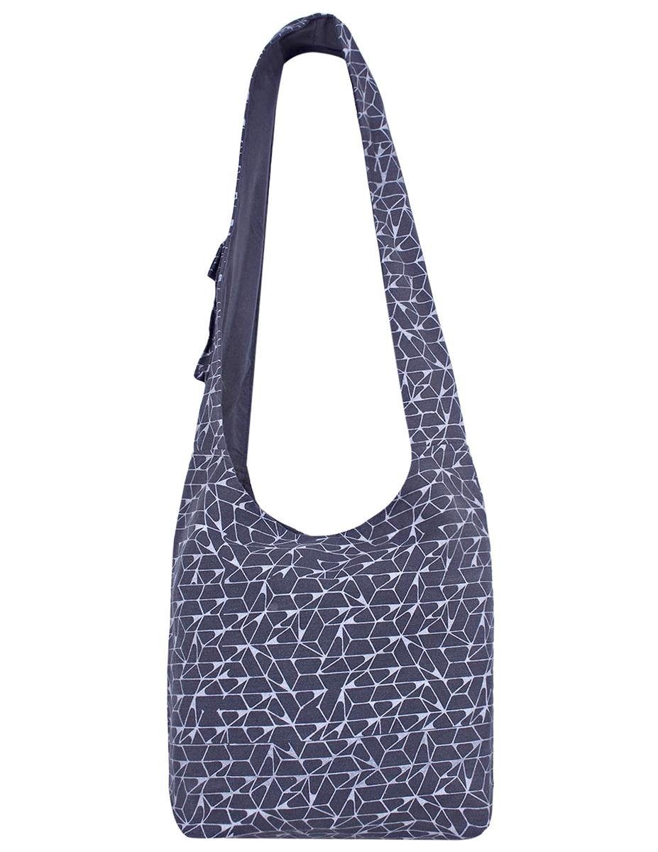 Vishes Shopper Umhängetasche Schultertasche Beuteltasche, Ethno, Hippie, Yogi Style – Bild 3 von 3