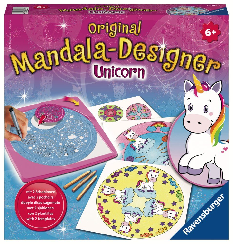 Ravensburger Mandala Ravensburger Creation Mandala Designer Midi Unicorn 29703