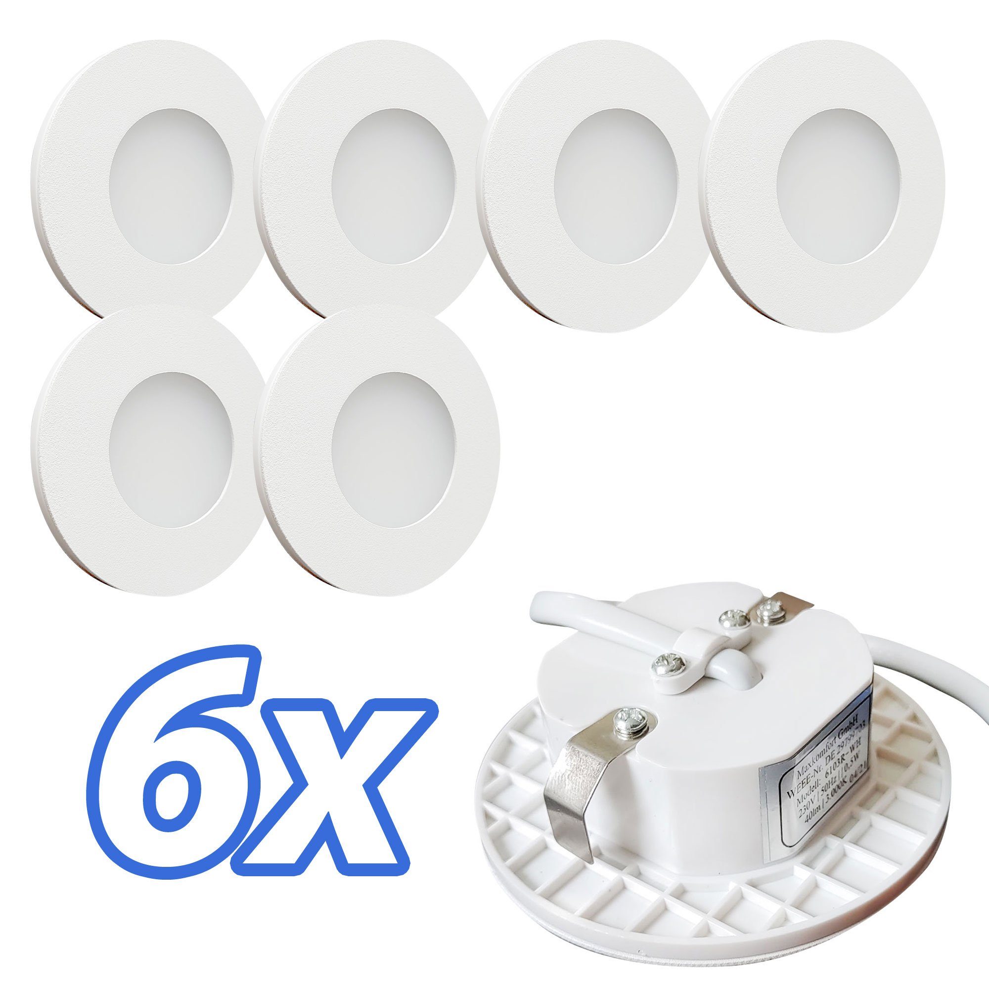 Maxkomfort LED Wandstrahler 6103, LED fest günstig online kaufen