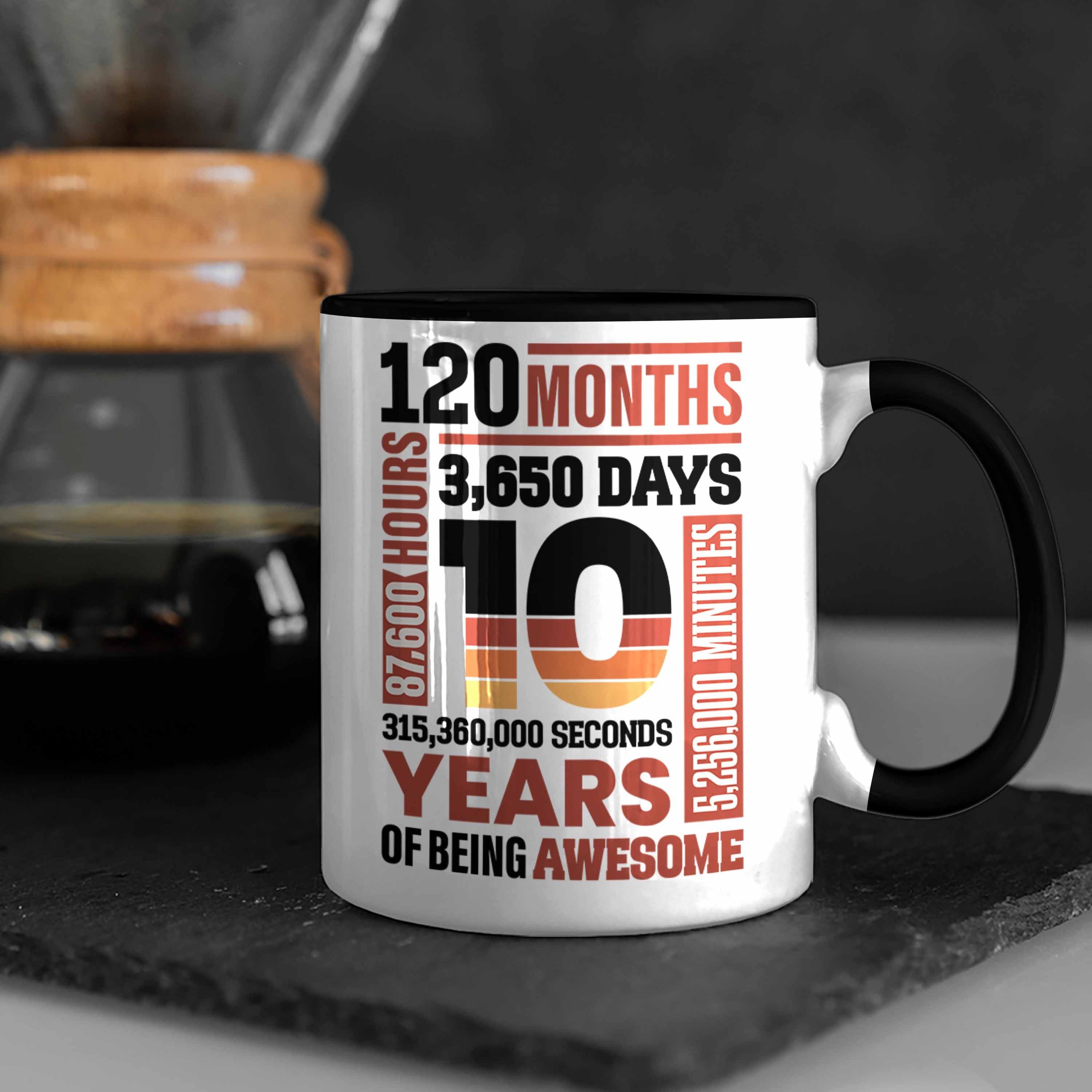 Jungs Trendation 10. Idee - Geschenk Geburtstag Schwarz Alt Mädchen Tasse Geburtstagsgeschenk Tasse Trendation Jahre 10