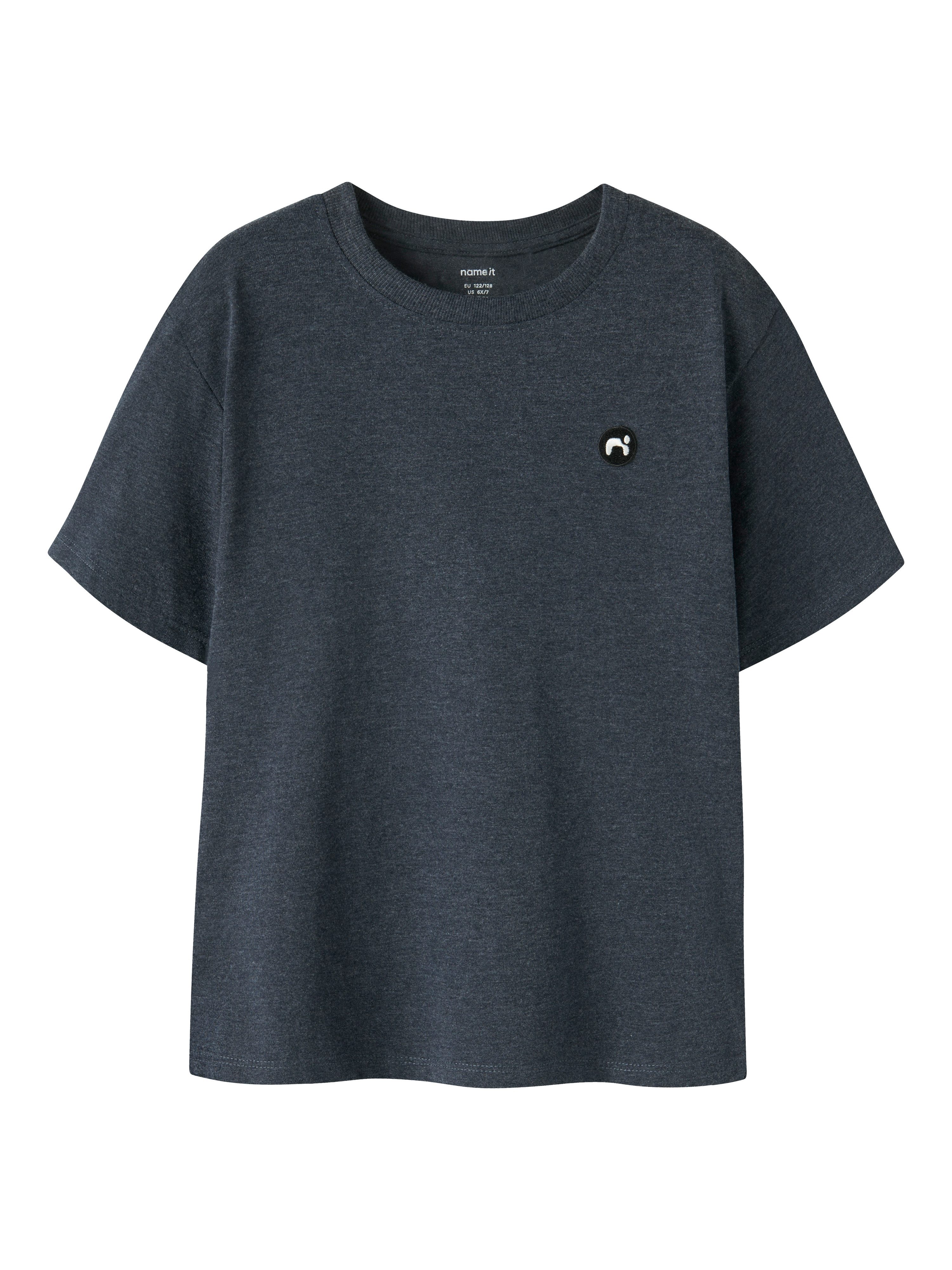 Name It Kurzarmshirt NKMVIMO SS NREG TOP NOOS Baumwollmischung, Jersey