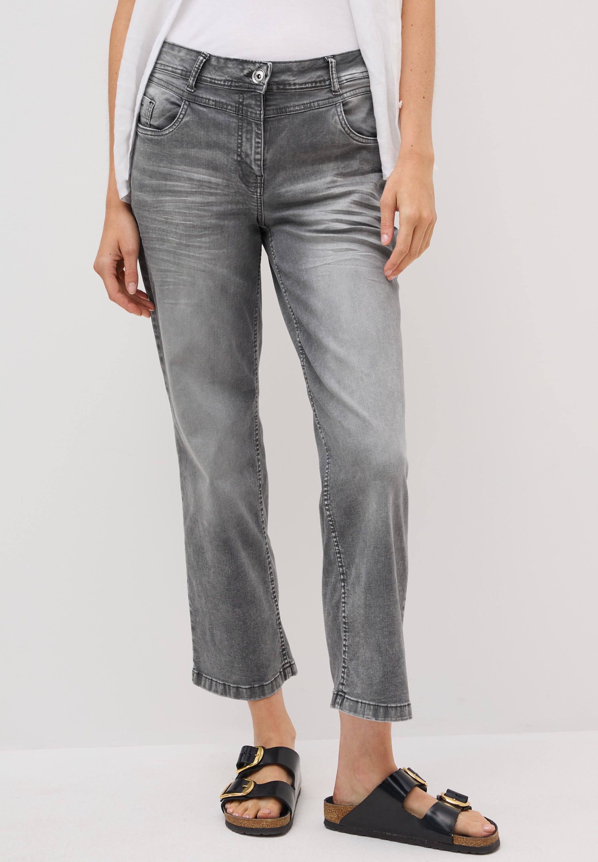 STREET ONE Loose-fit-Jeans, High Waist günstig online kaufen