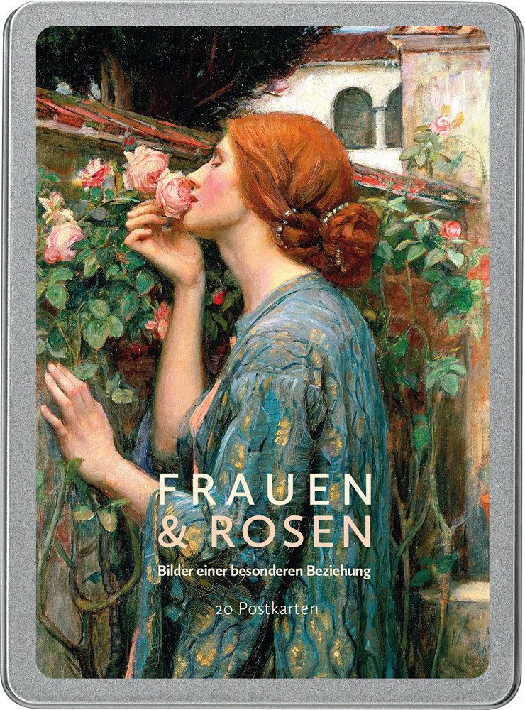 Postkarte Frauen und Rosen: Bilder einer besonderen Beziehung