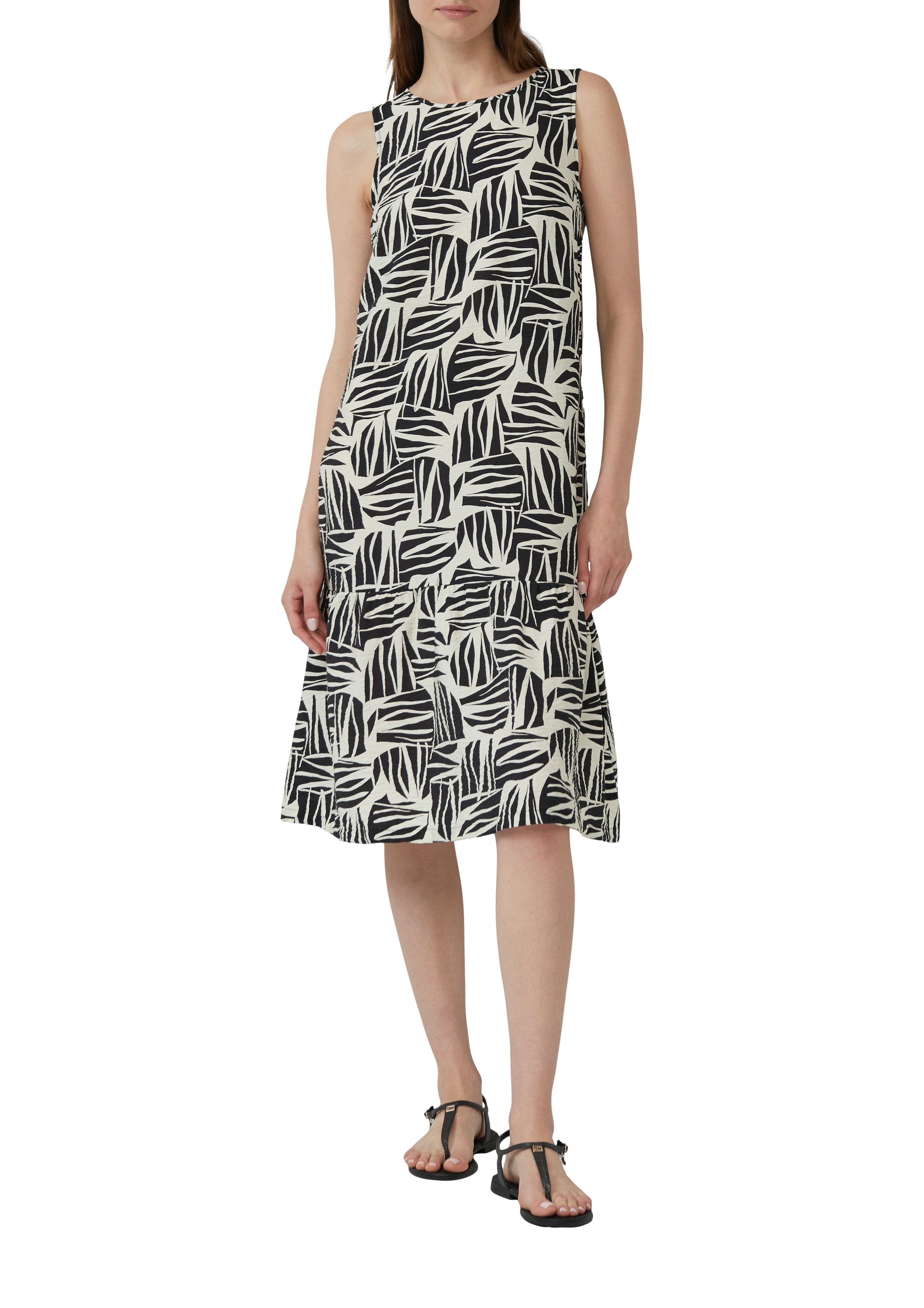 s.Oliver Midikleid mit All-Over Print günstig online kaufen