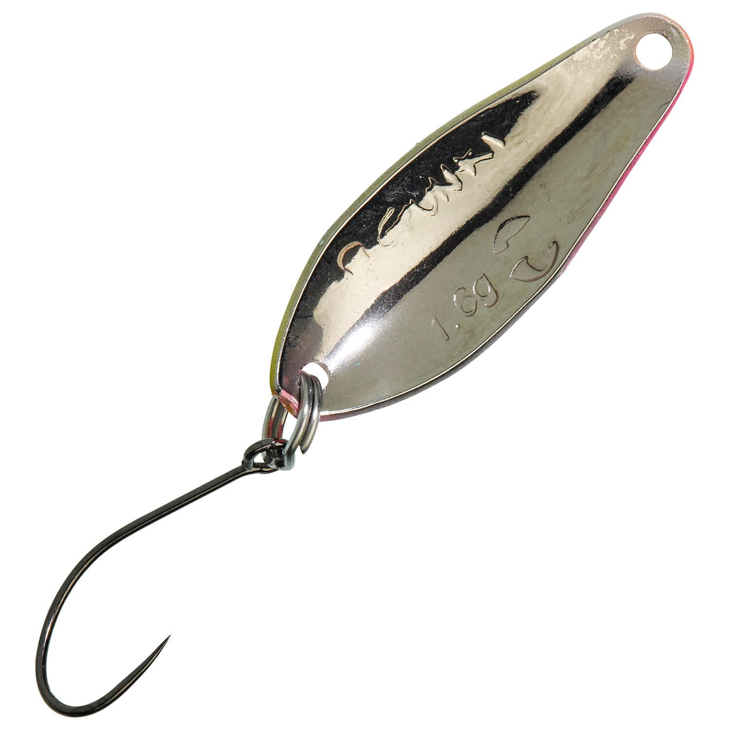 Gunki Fishing Kunstköder Gunki Drift Blinker Spoon 2,91cm Braun Pink Silber, (1-St)
