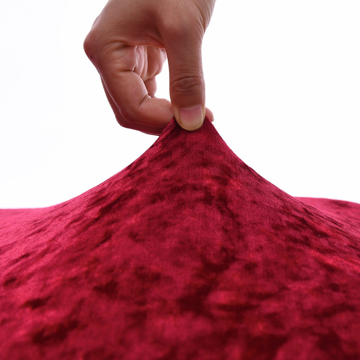 Jibenhome Stuhlbezug Stuhlhussen Samt, Einfarbig, Stretch,Schalenstuhl Abde günstig online kaufen