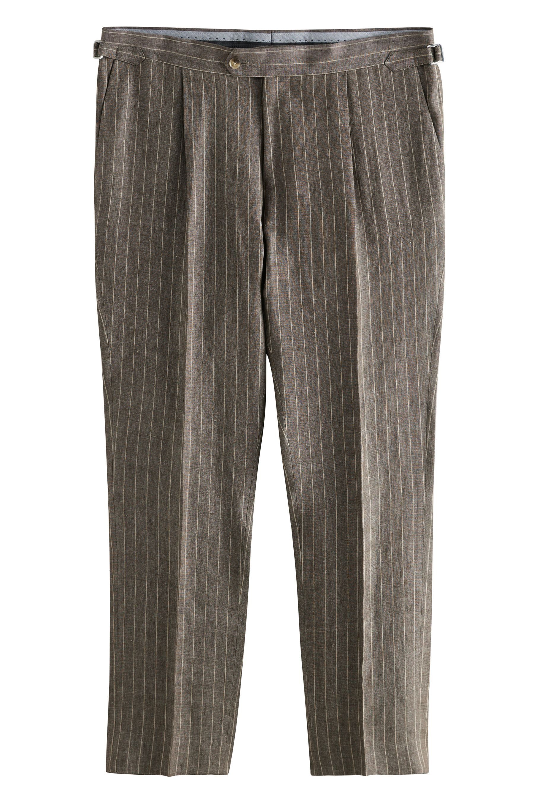 Next Anzughose Slim Fit Leomaster Anzughose aus 100 % Leinen (1-tlg) günstig online kaufen