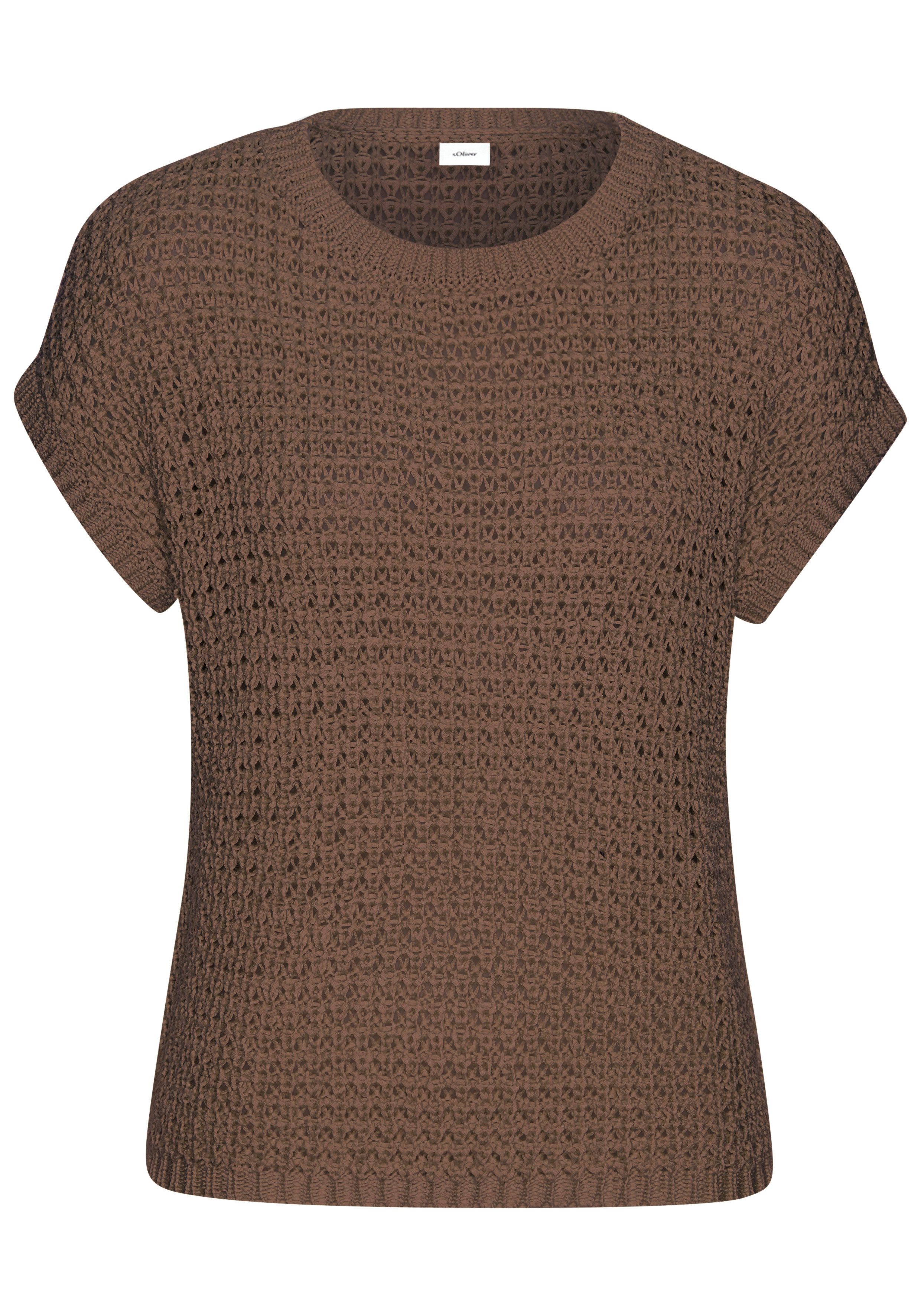Kurzarmpullover
