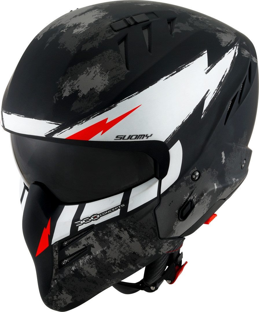 Motorradhelm Armor Hi Volt Jethelm