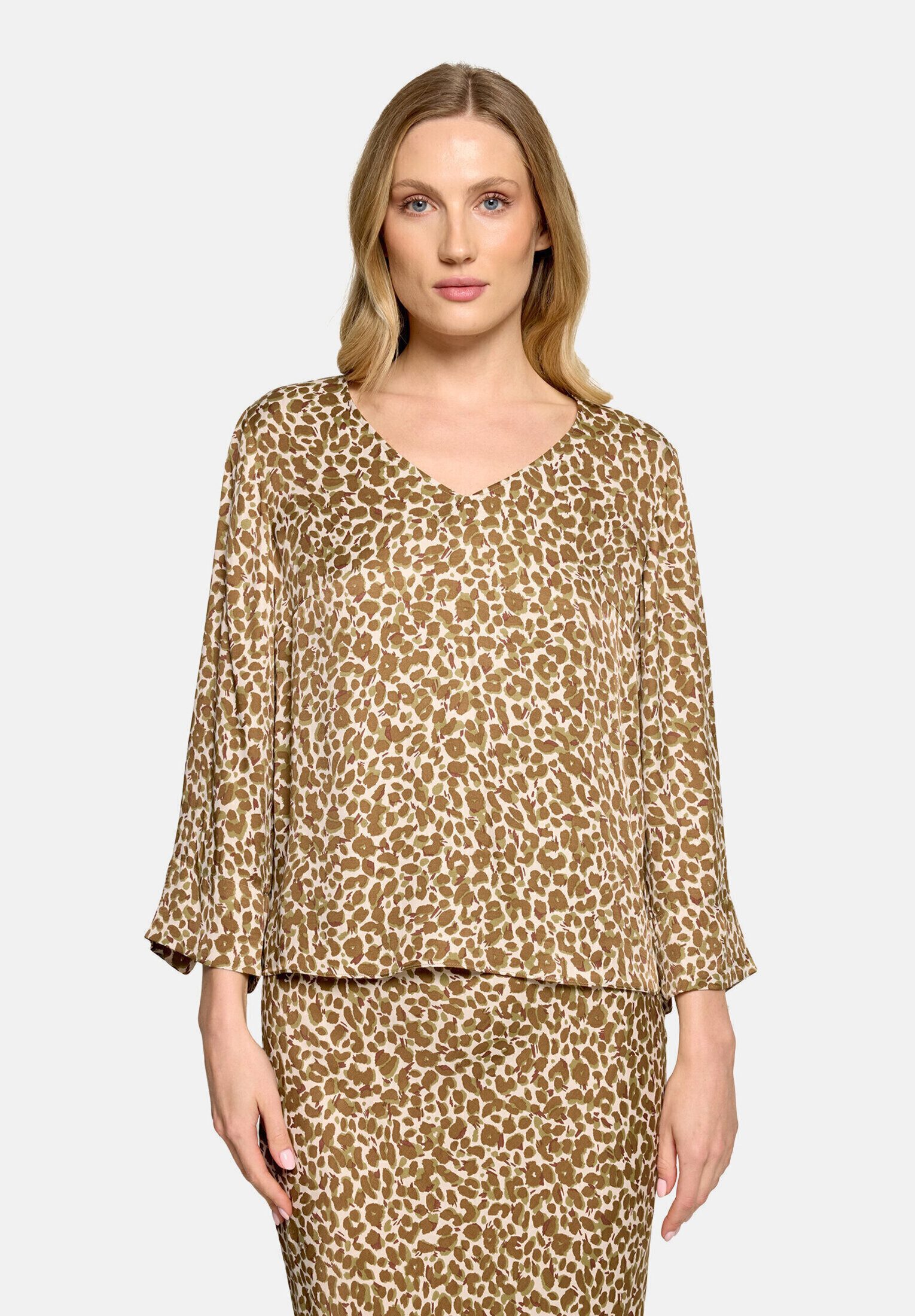 Betty Barclay Schlupfbluse Damen mit Leoprint – Bild 2 von 5