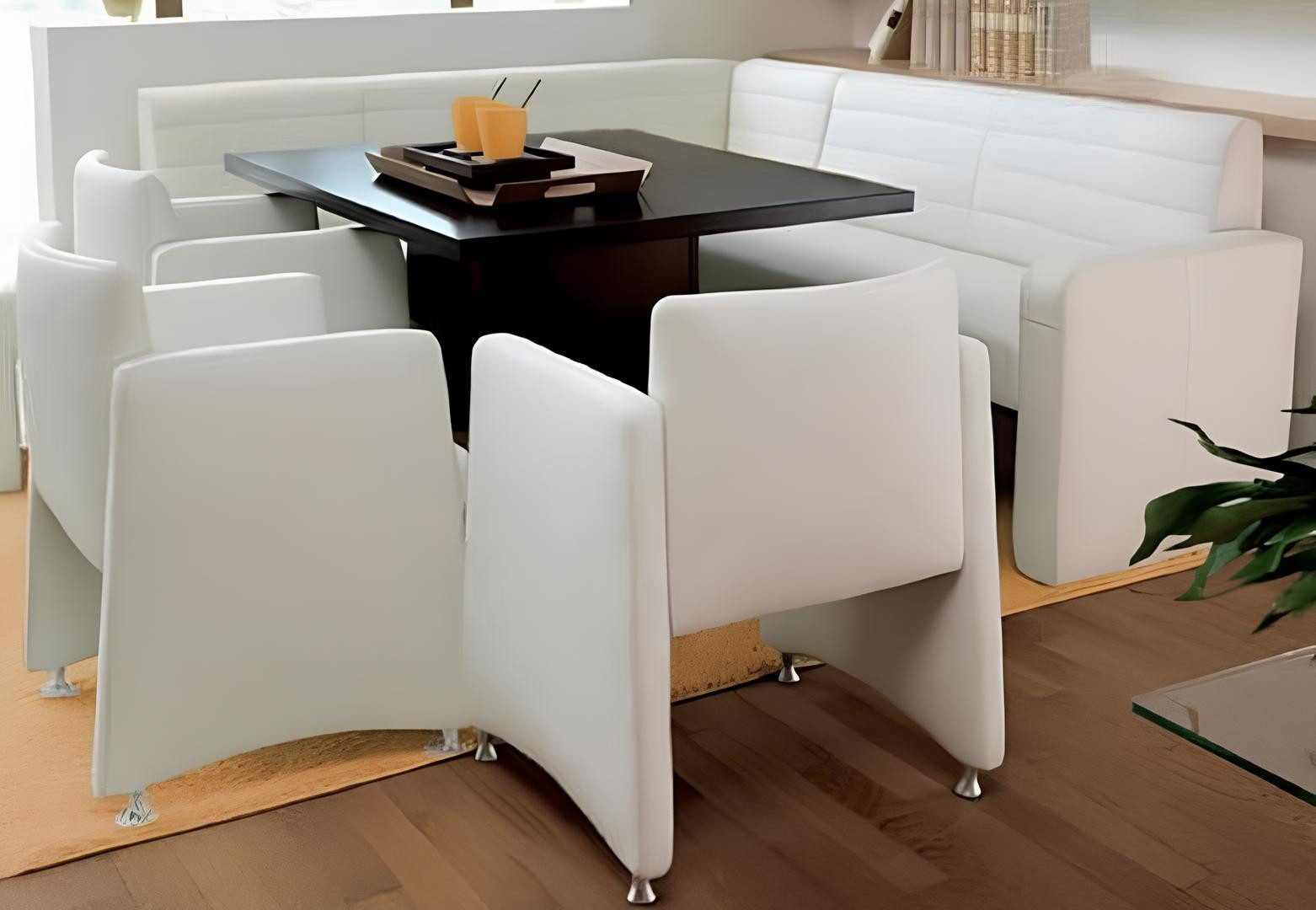 JVmoebel Eckbank Luxus Eckbank Leder Sitzbank Esszimmer Stilvoll Modern Sofort (1-St), Made in Europa