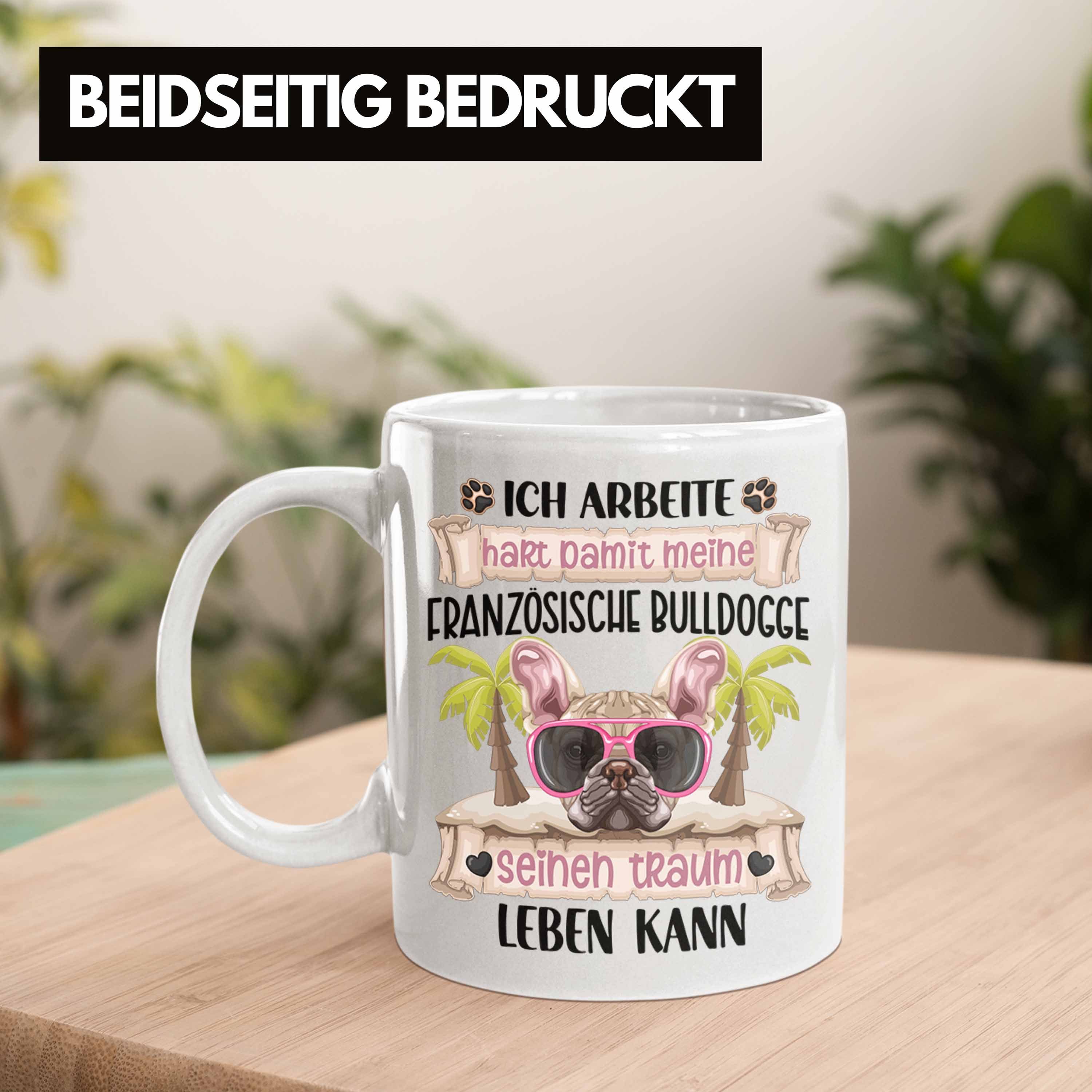 Bulldogge Tasse Lustiger Trendation Französ Weiss Französische Besitzer Tasse Geschenk Spruch