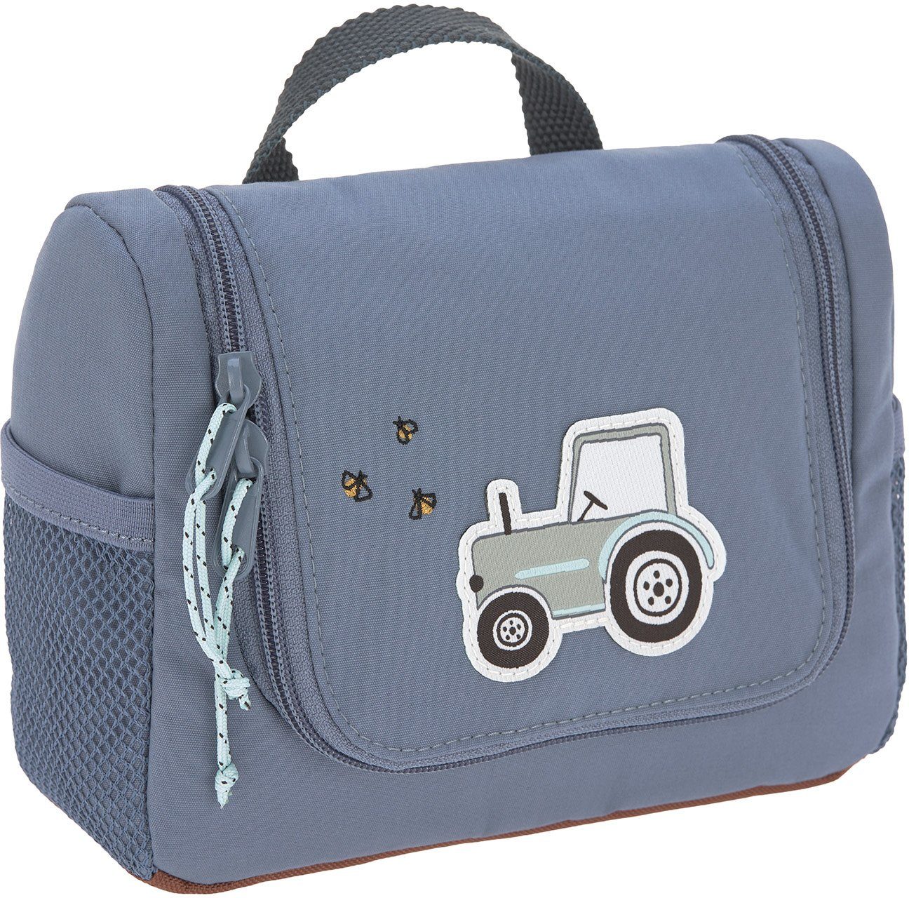 LÄSSIG Kulturbeutel Adventure, Tractor, Mini Washbag, zum Aufhängen, PETA-approved vegan