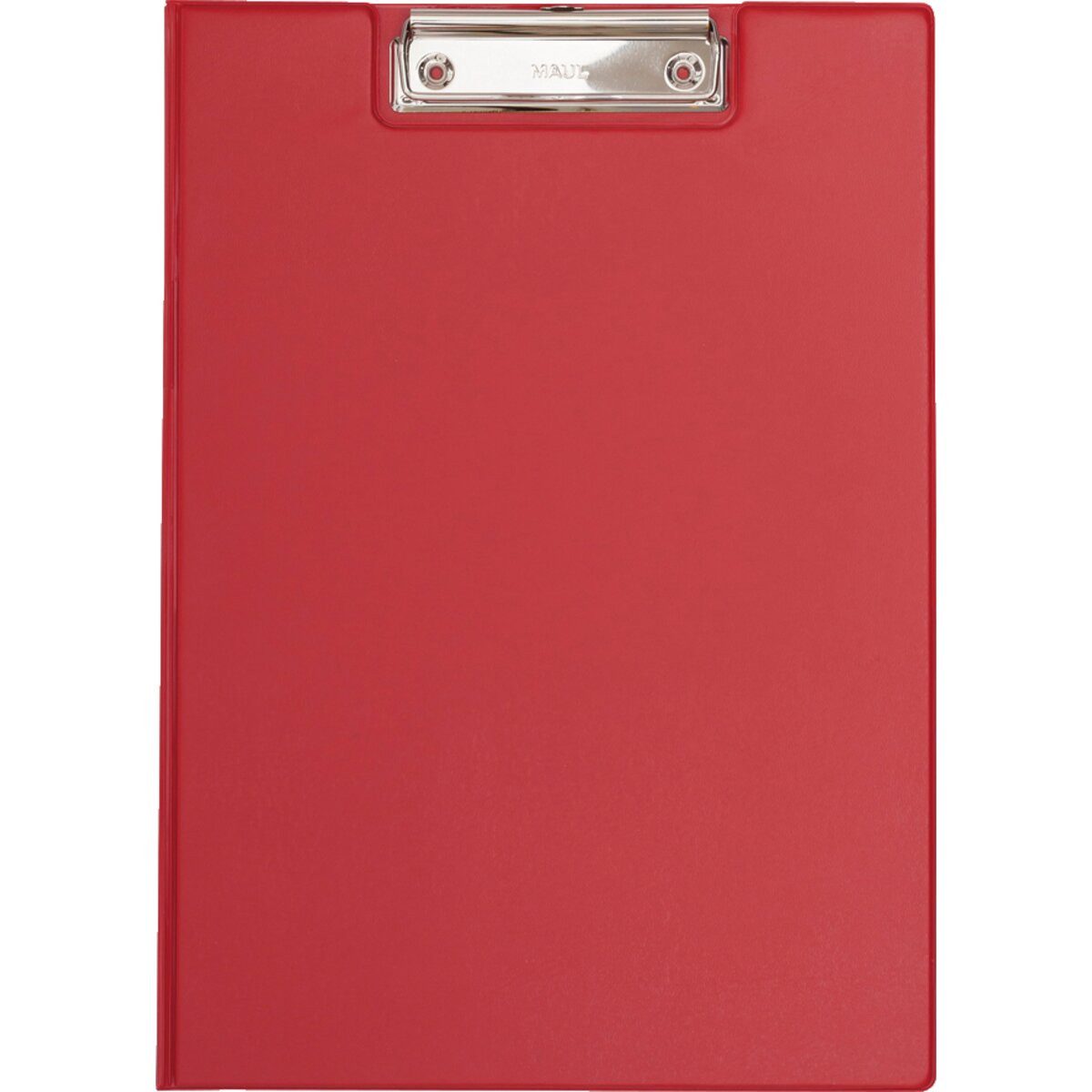 Schreibmappe Schreibmappe MAULpoly A4hoch rot PP-Folienüberzug Klemmweite 8mm.