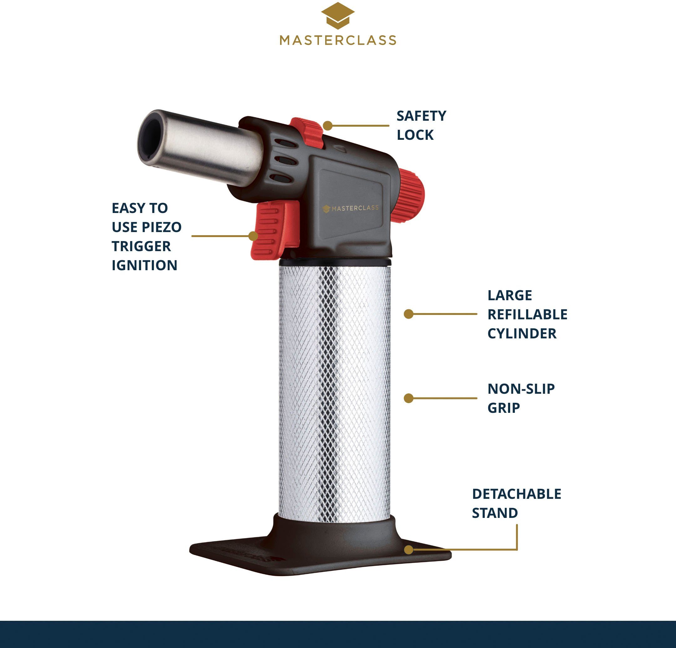 MasterClass Professional Flambierbrenner Cook's Blowtorch, (1-tlg)