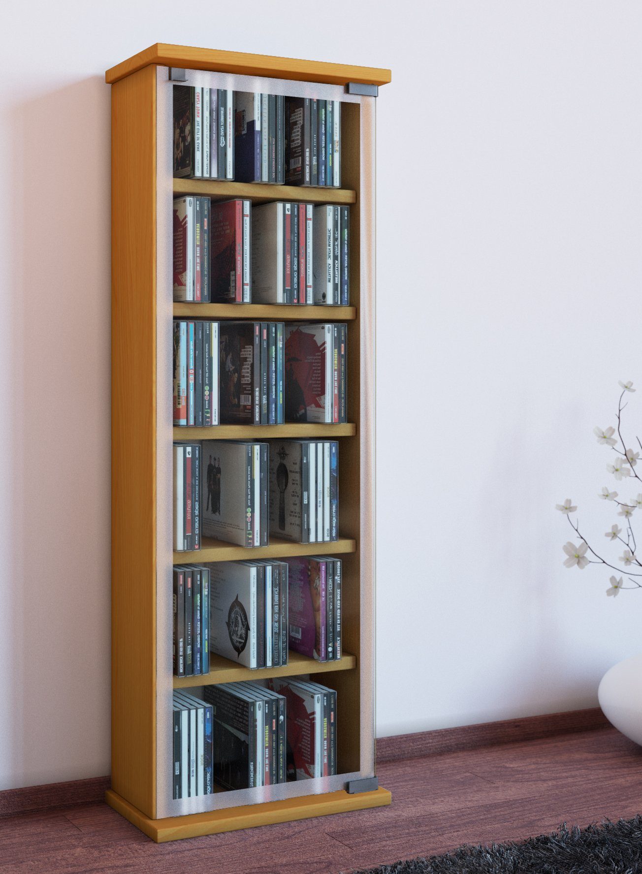 VCM CD-Regal Holz CD DVD Stand günstig online kaufen