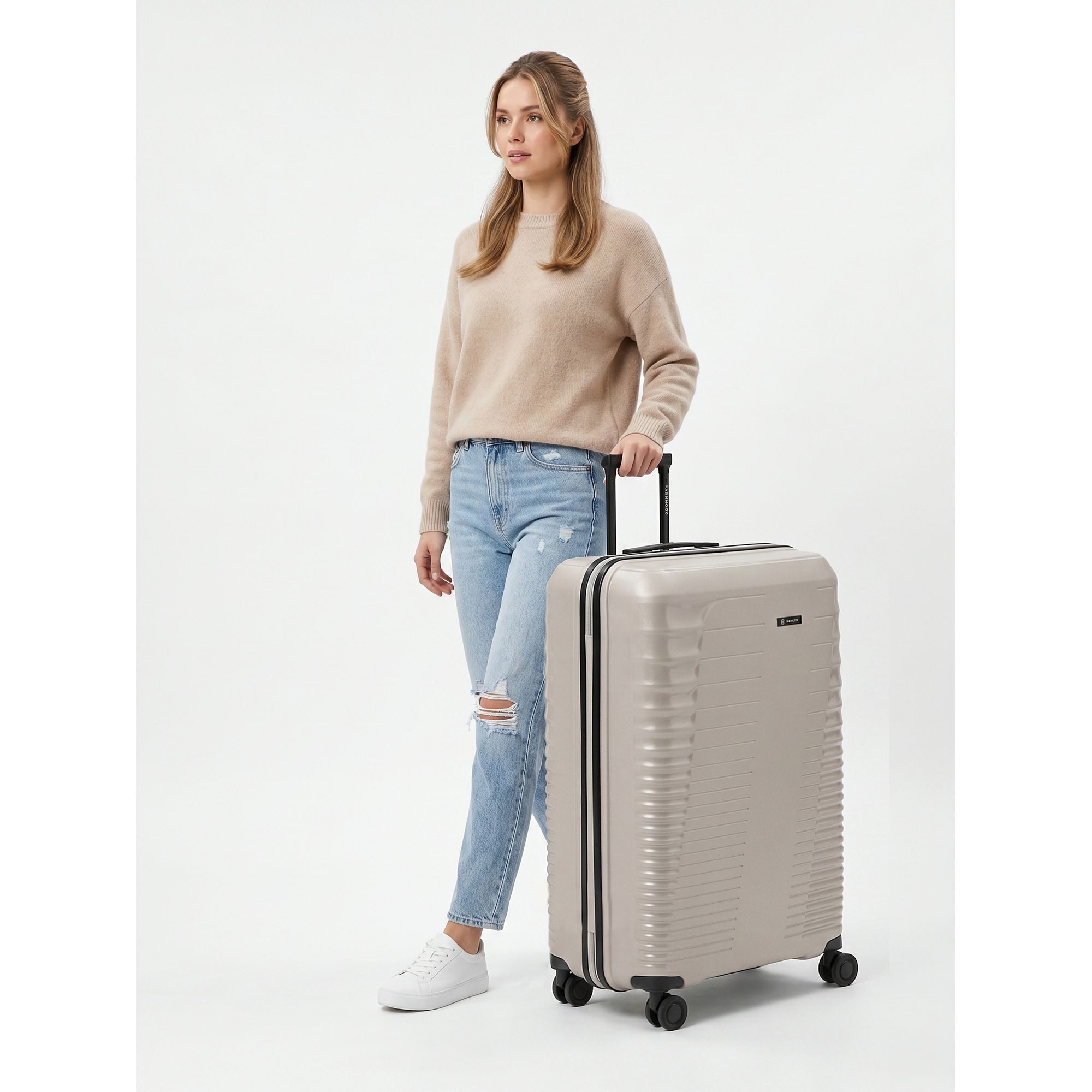Farmhood Hartschalen-Trolley Eco Edition, 4 Rollen, Polypropylen