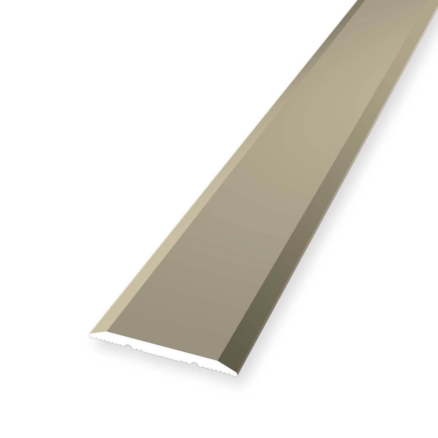 Küberit Übergangsprofil 2 x 25 x 1000 mm Aluminium Übergangsschiene Beige Selbstklebend