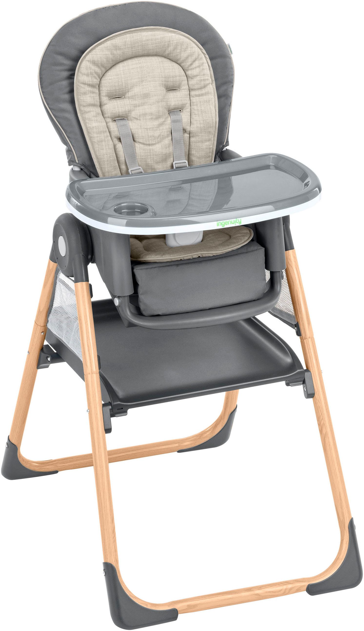 ingenuity Hochstuhl Proper Positioner™ Create Up™ Multi-Mode Deluxe Folding Wesley™, mit vielen verschieden Verwendungsmöglichkeiten