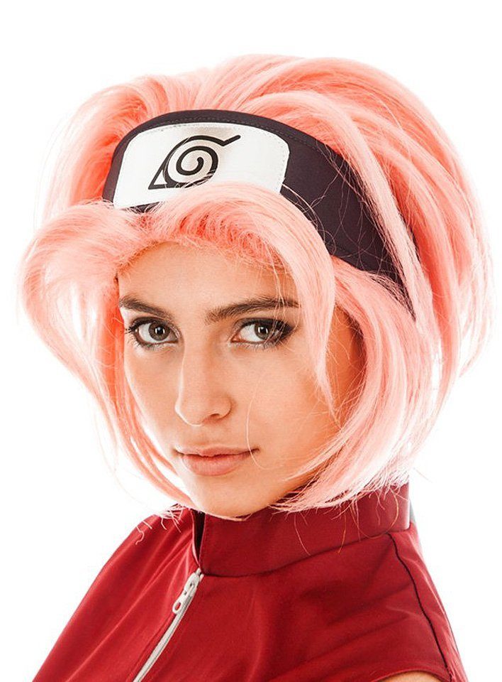 CHAKS Kostüm-Perücke Sakura Haruno Perücke, Die lizenzierte Perücke von Narutos Freundin