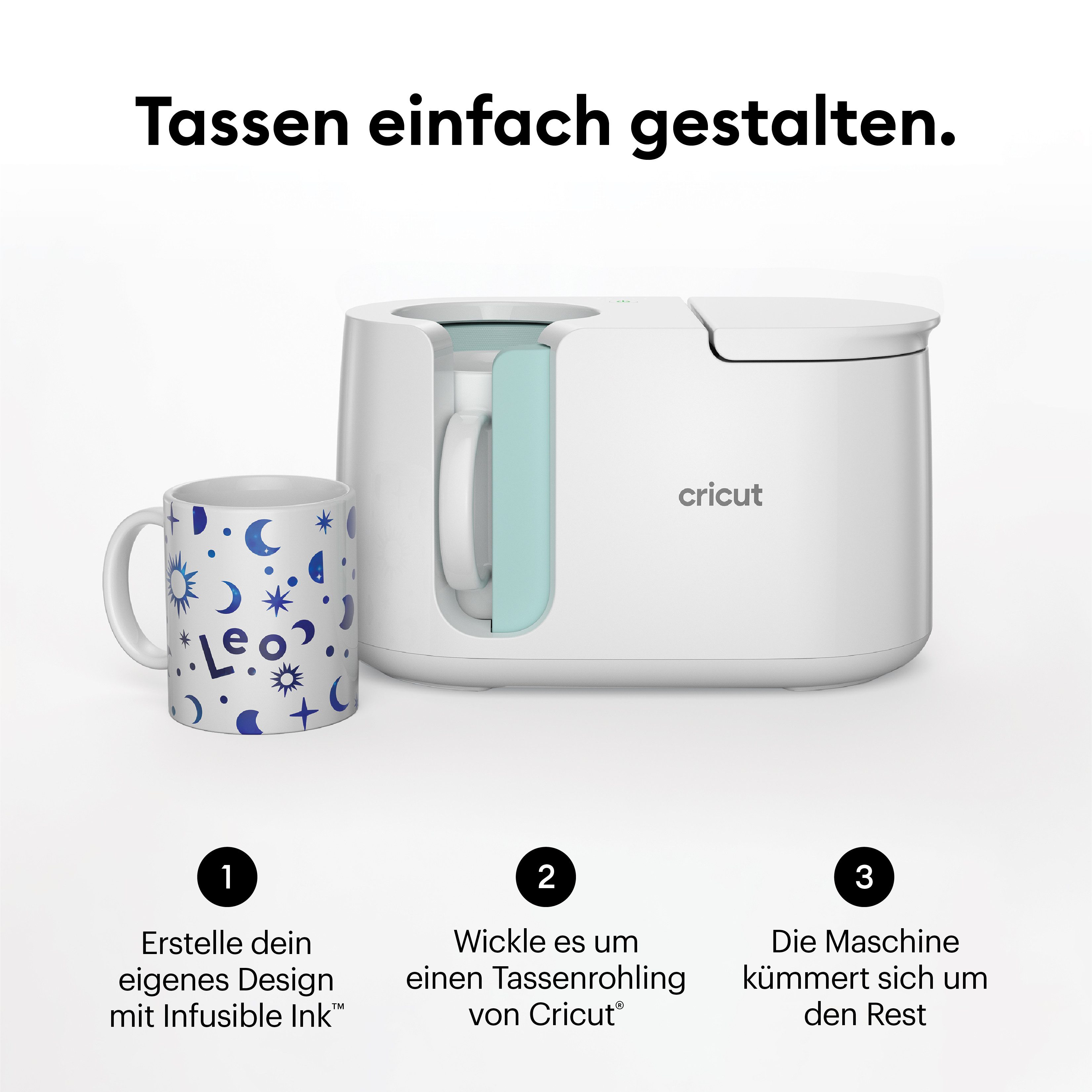 Cricut Transferpresse Cricut Mug Press, Personalisierte Geschenke & Tassen einfach selbst gestalten