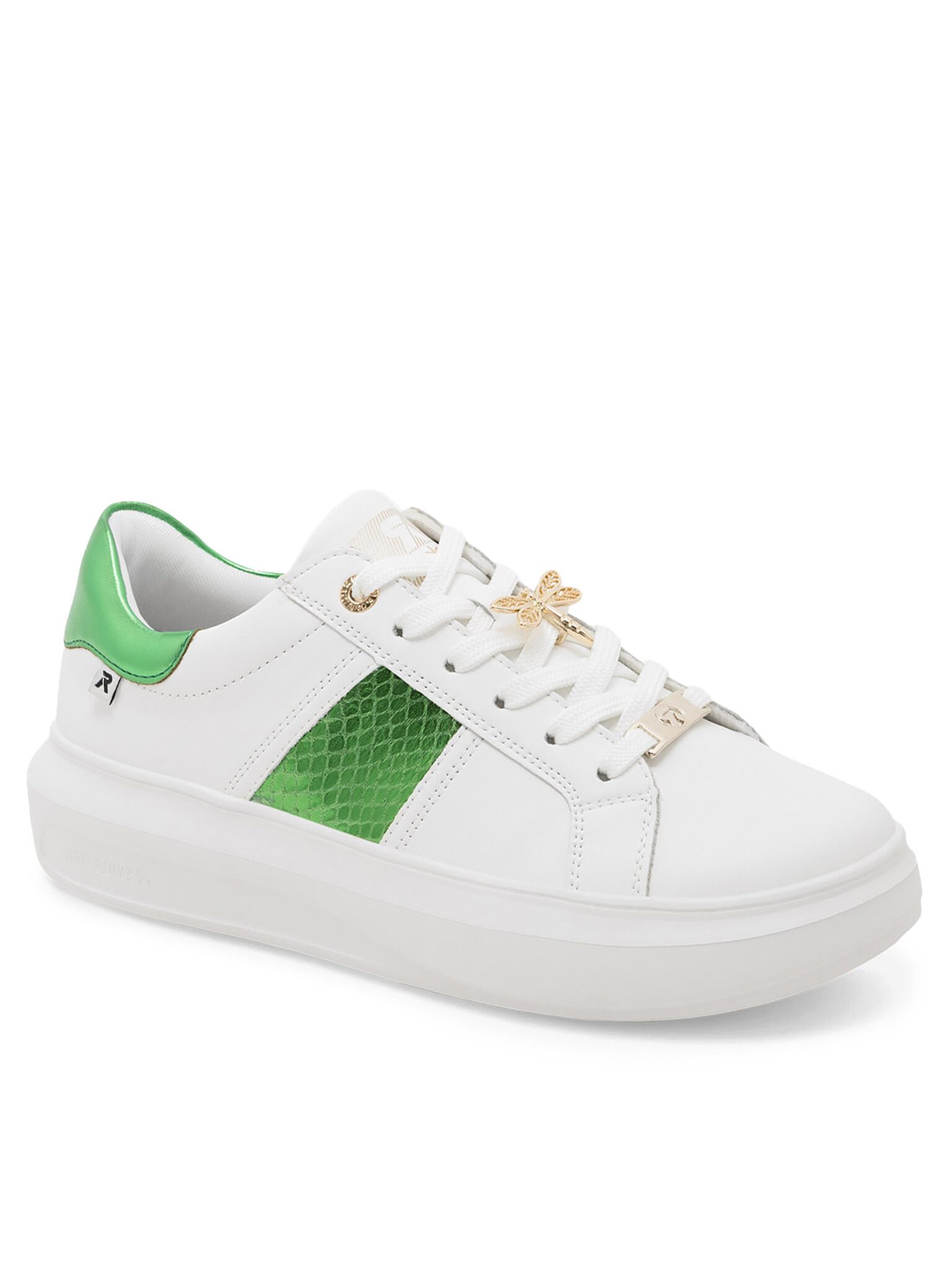 Rieker Sneakers Damen W1202-81 Weiß Sneaker