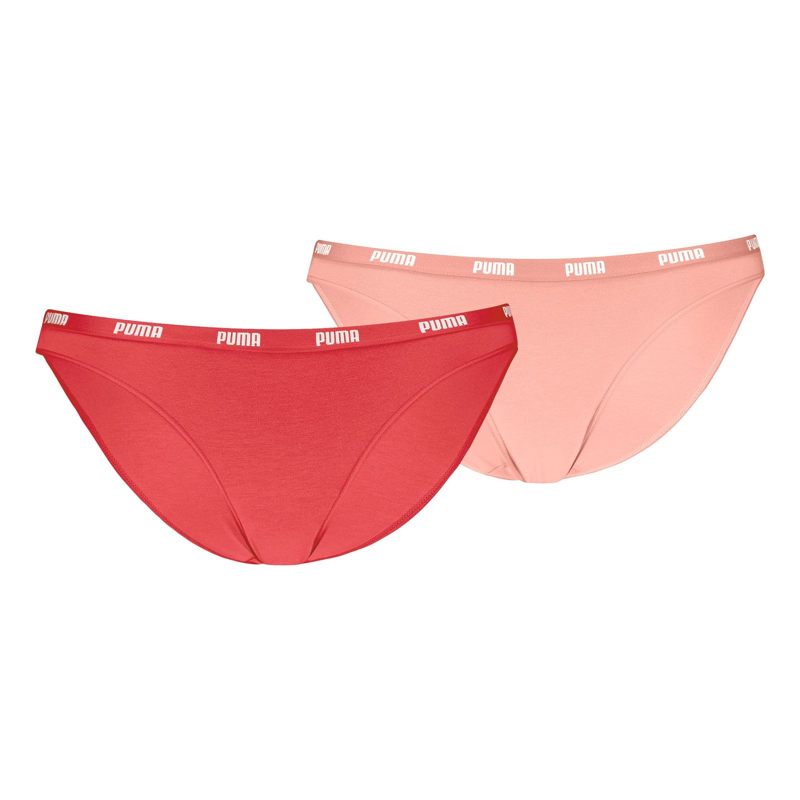 PUMA Bikinislip Bikini Slips (2-St., 2 Stück) mit Umlaufenden Markenlogo am günstig online kaufen