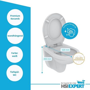 GEBERIT Vorwandelement WC Geberit Spülkasten Ideal Standard WC spülrandlos, Spar-Set