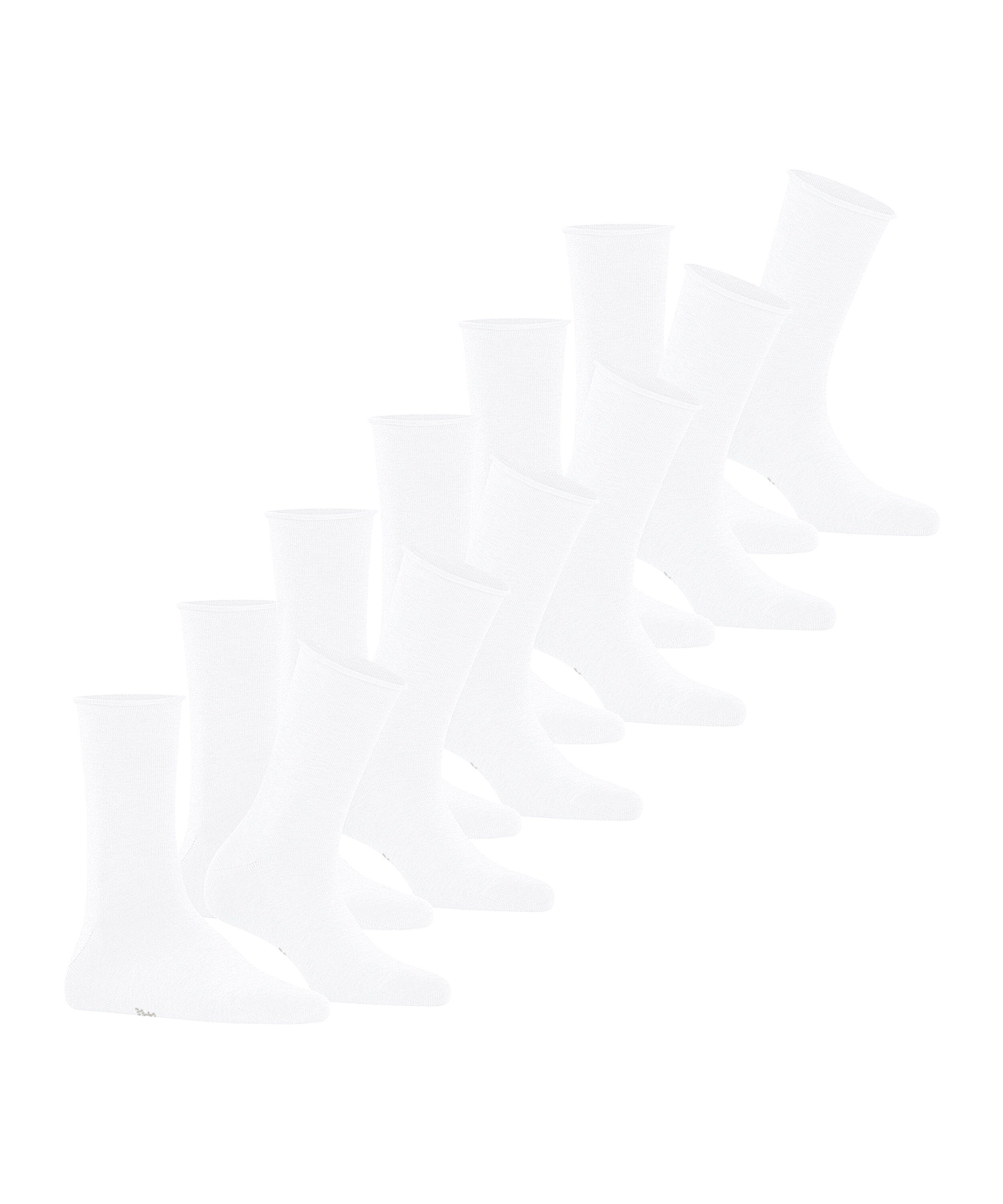 Socken 6-Pack FALKE white (2000) Bundle (6-Paar) Happy