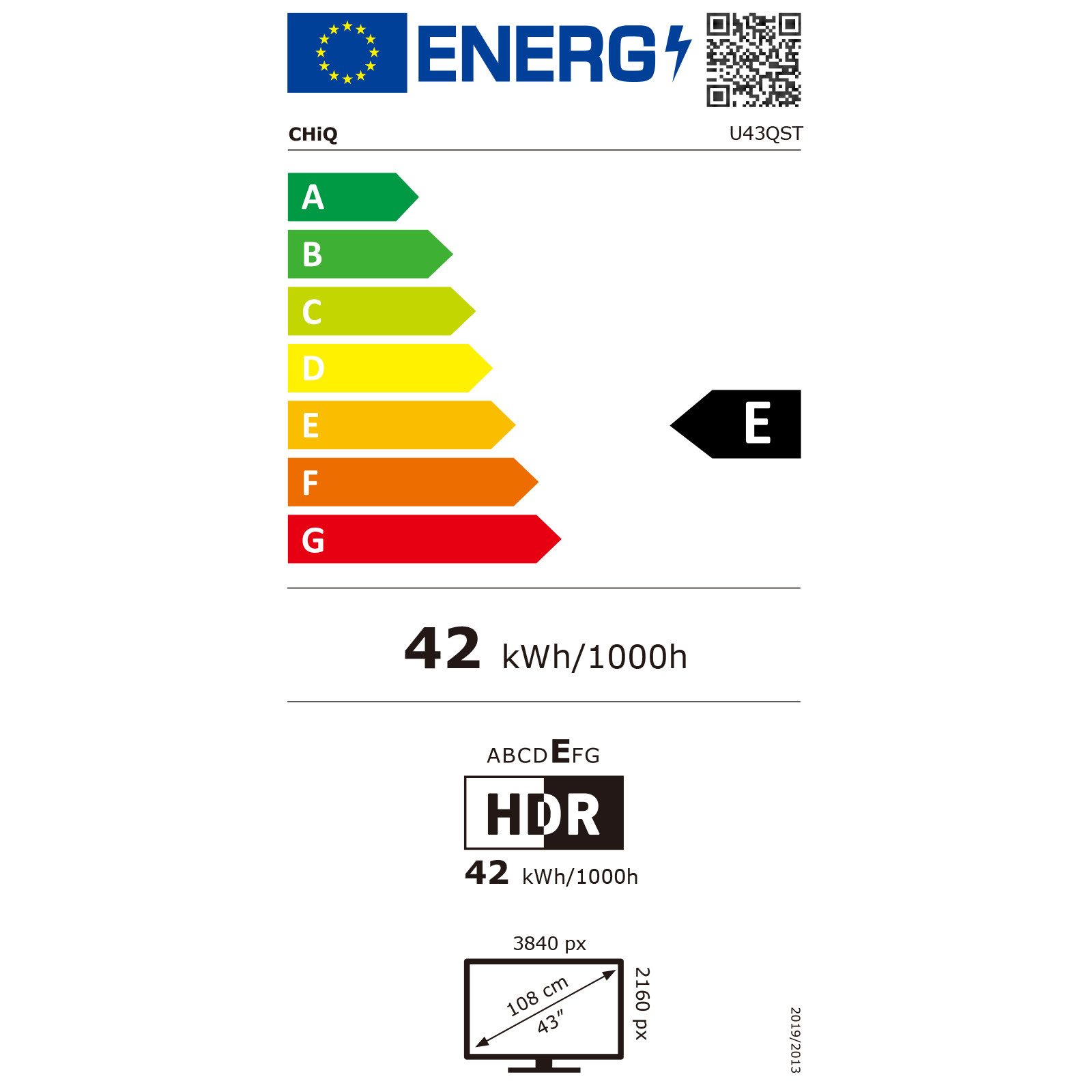 Energieeffizienzklasse: 
