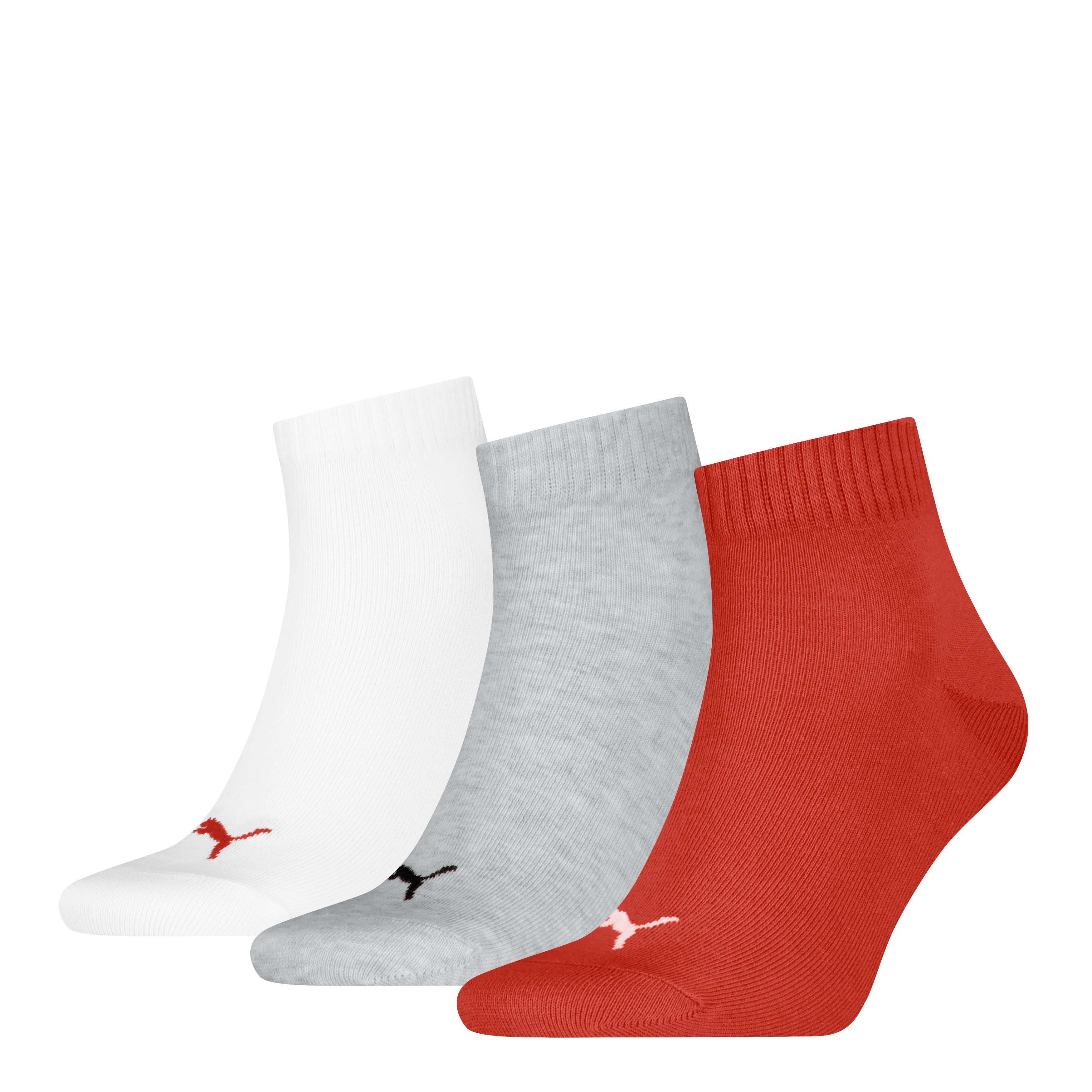 Kurzsocken PUMA UNISEX QUARTER PLAIN 3P