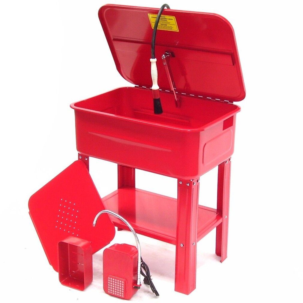 Apex Waschtisch TEILEWASCHGERÄT 80 L mit Pumpe + Waschpinsel Bürste Waschgerät