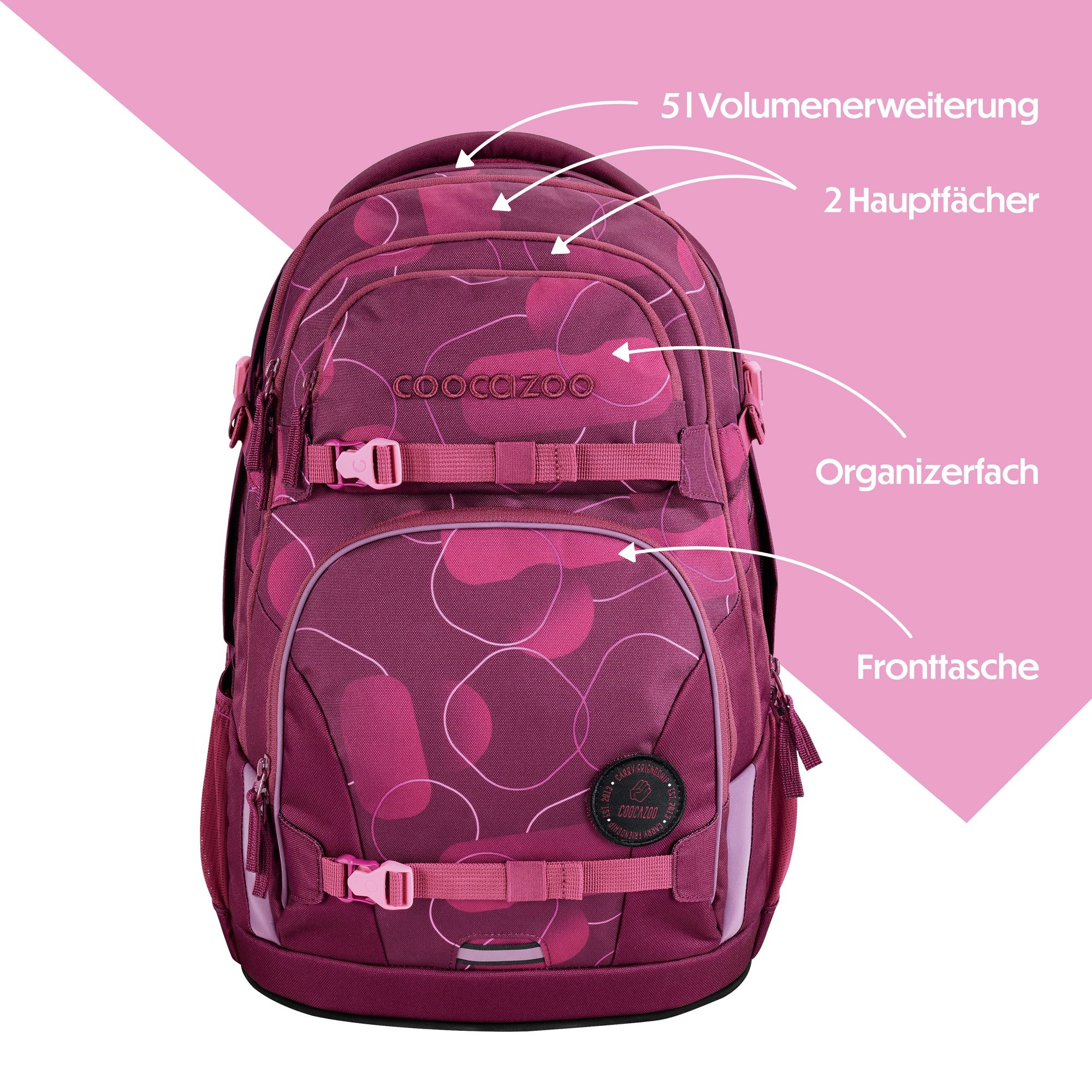 coocazoo Schulrucksack PORTER, 35 Liter (1-tlg)