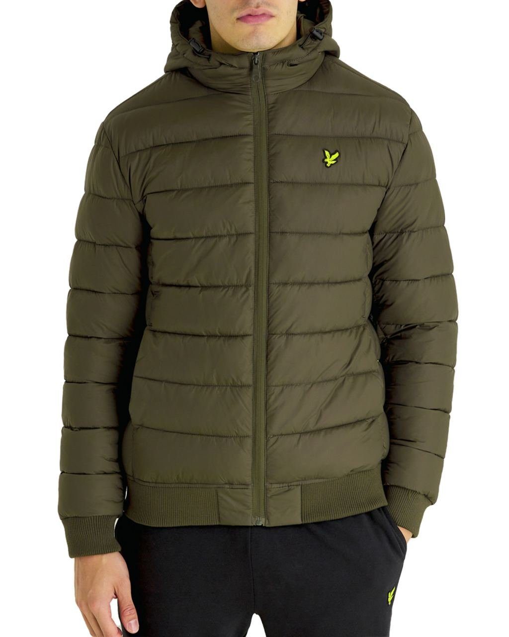 Lyle & Scott Steppjacke Mit Kapuze Olivgrün