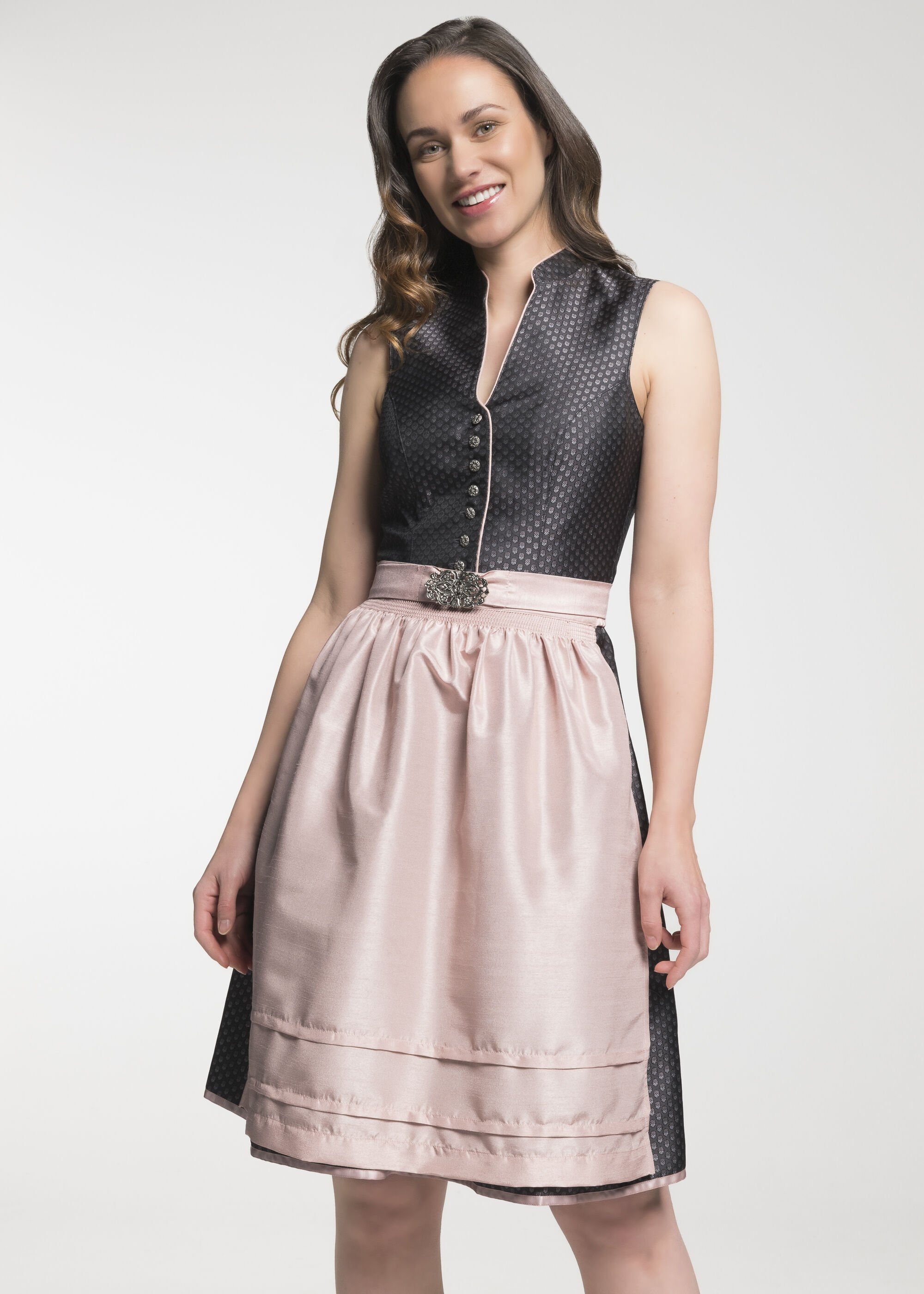 Spieth & Wensky Dirndl Dragee (1-tlg) mit Stehkragen