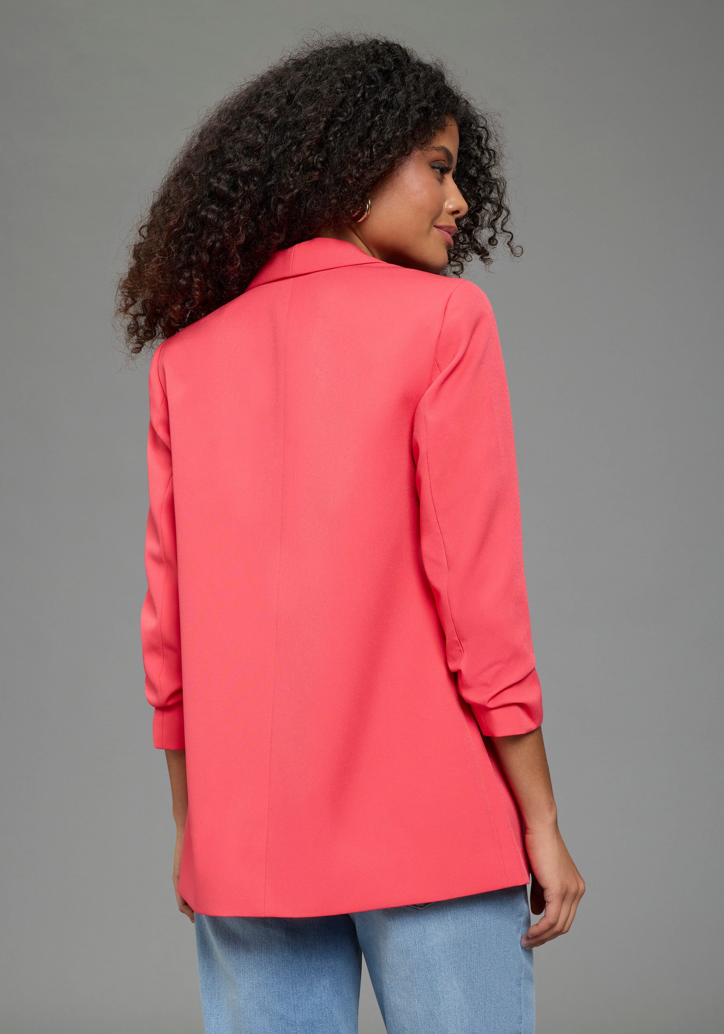 Laura Scott Longblazer mit gerafften Ärmeln günstig online kaufen