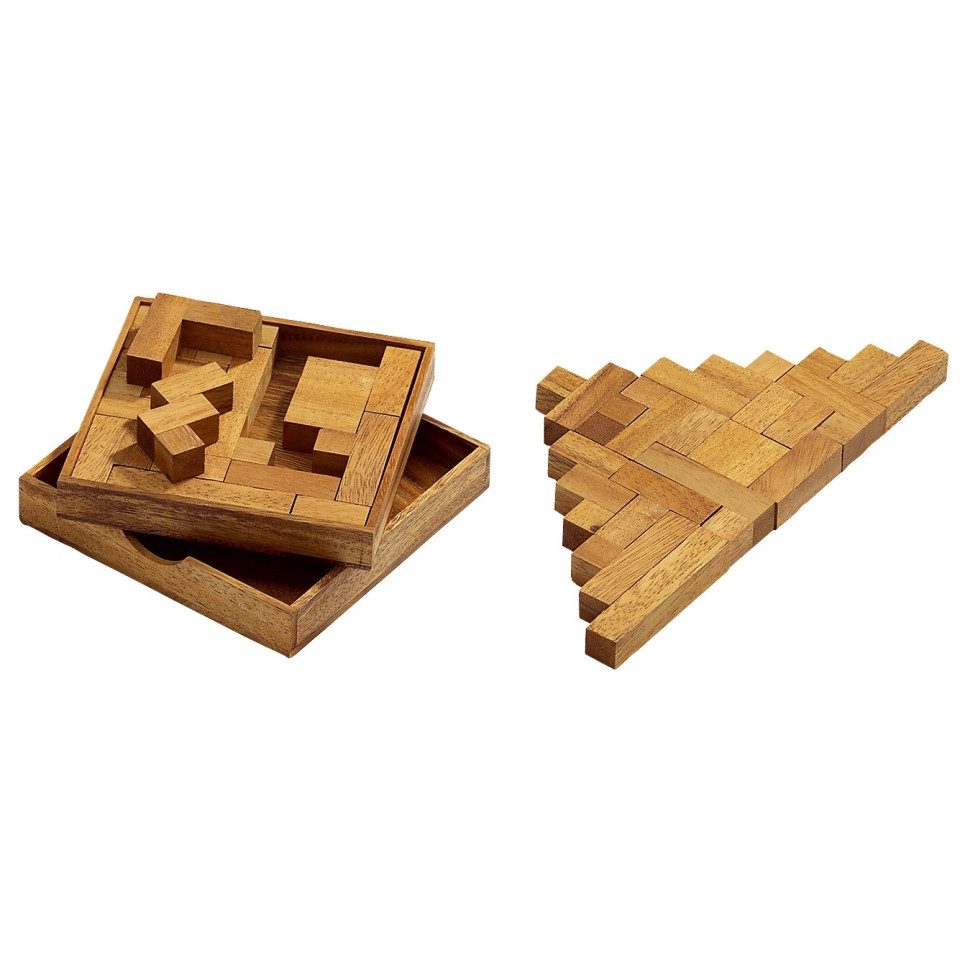 Philos Spiel, Игра жизни - 13 Puzzleteile - Denkspiel - Knobelspiel - Geduldspiel