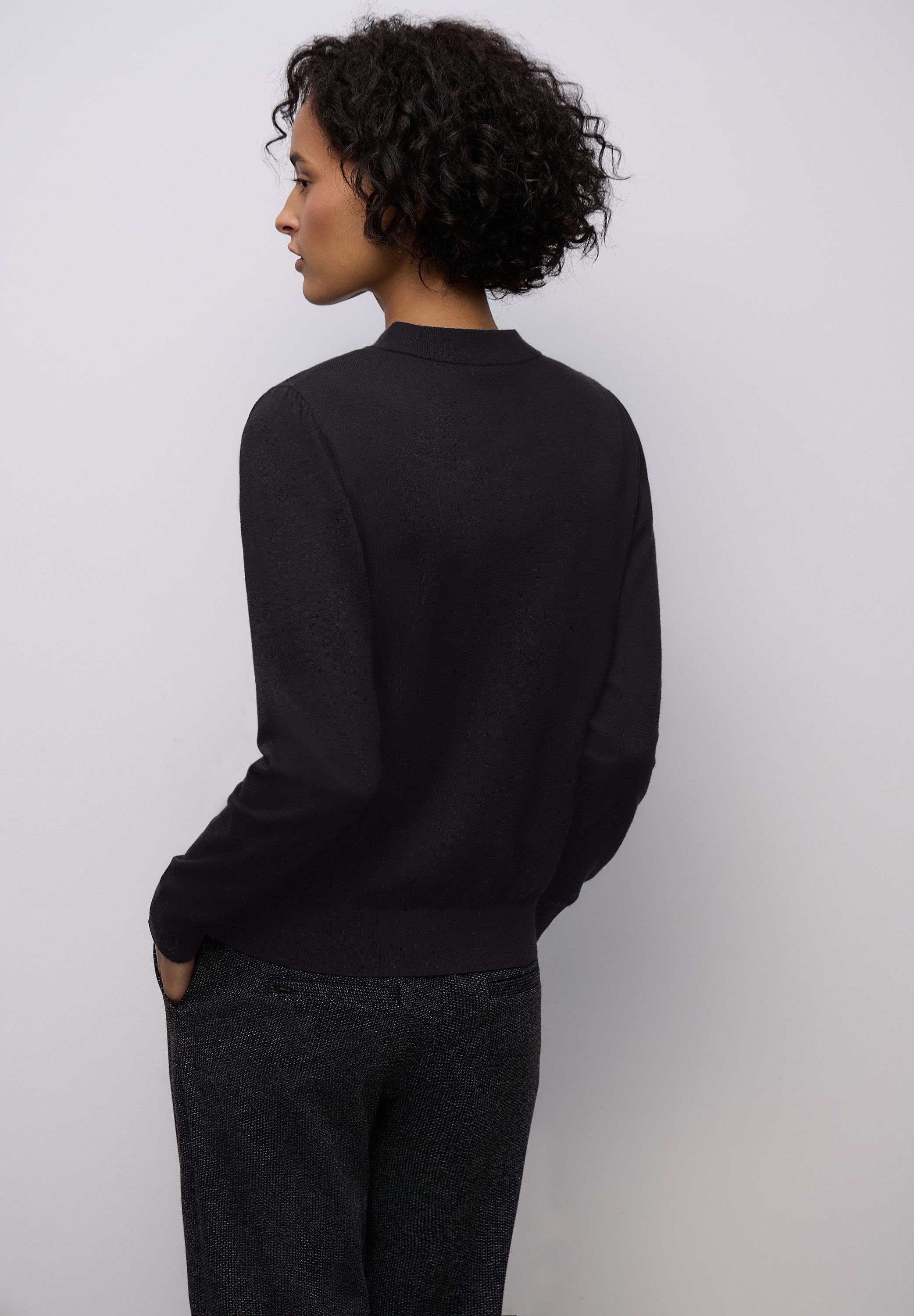 STREET ONE Strickpullover mit Strick-Detail günstig online kaufen