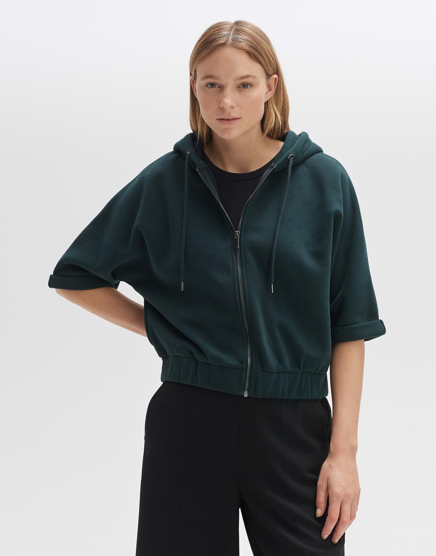 OPUS Sweatjacke Sweatjacke GADORA Loose aus günstig online kaufen