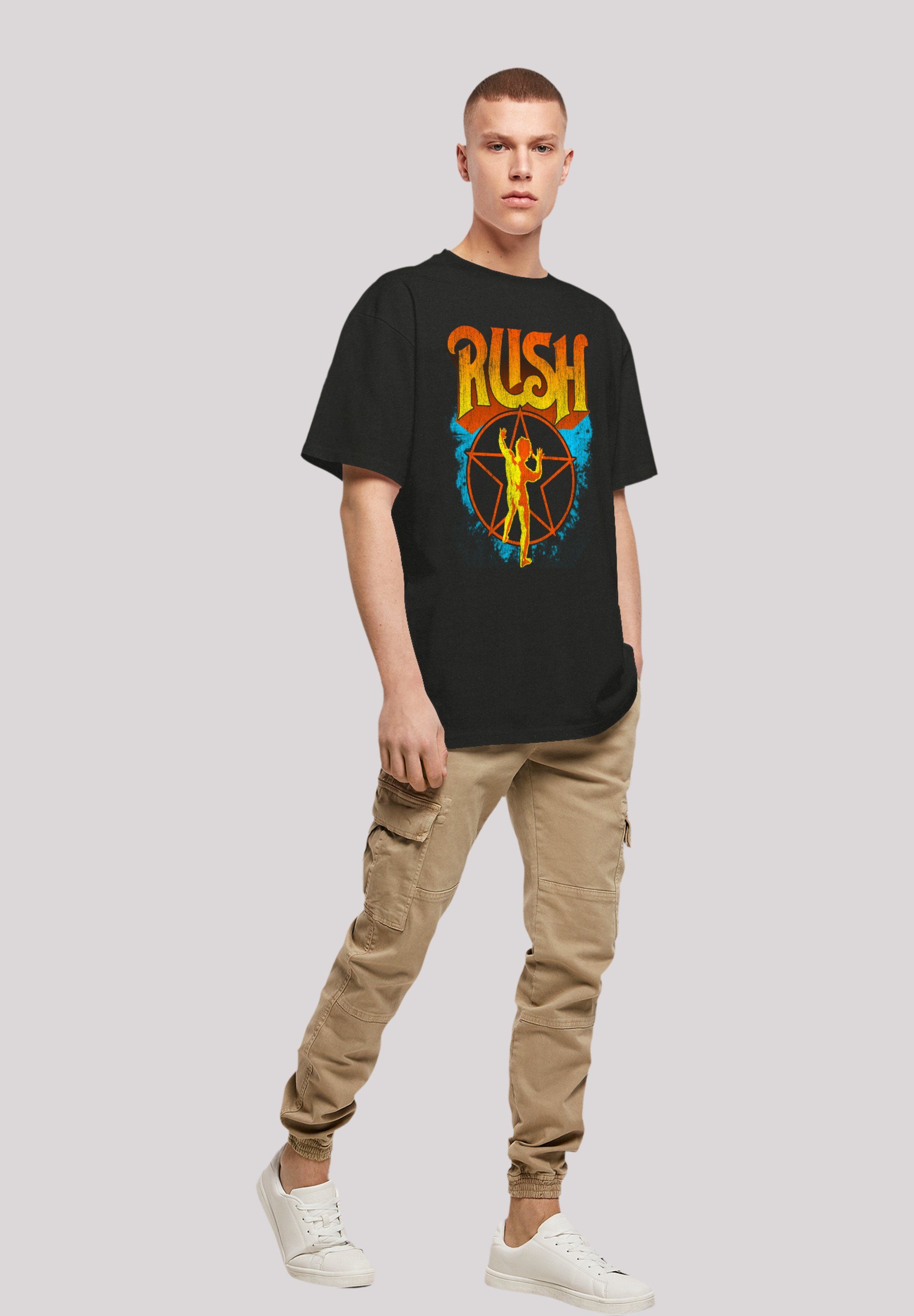 F4NT4STIC T-Shirt Rush Band schwarz Starman Rock Qualität Premium