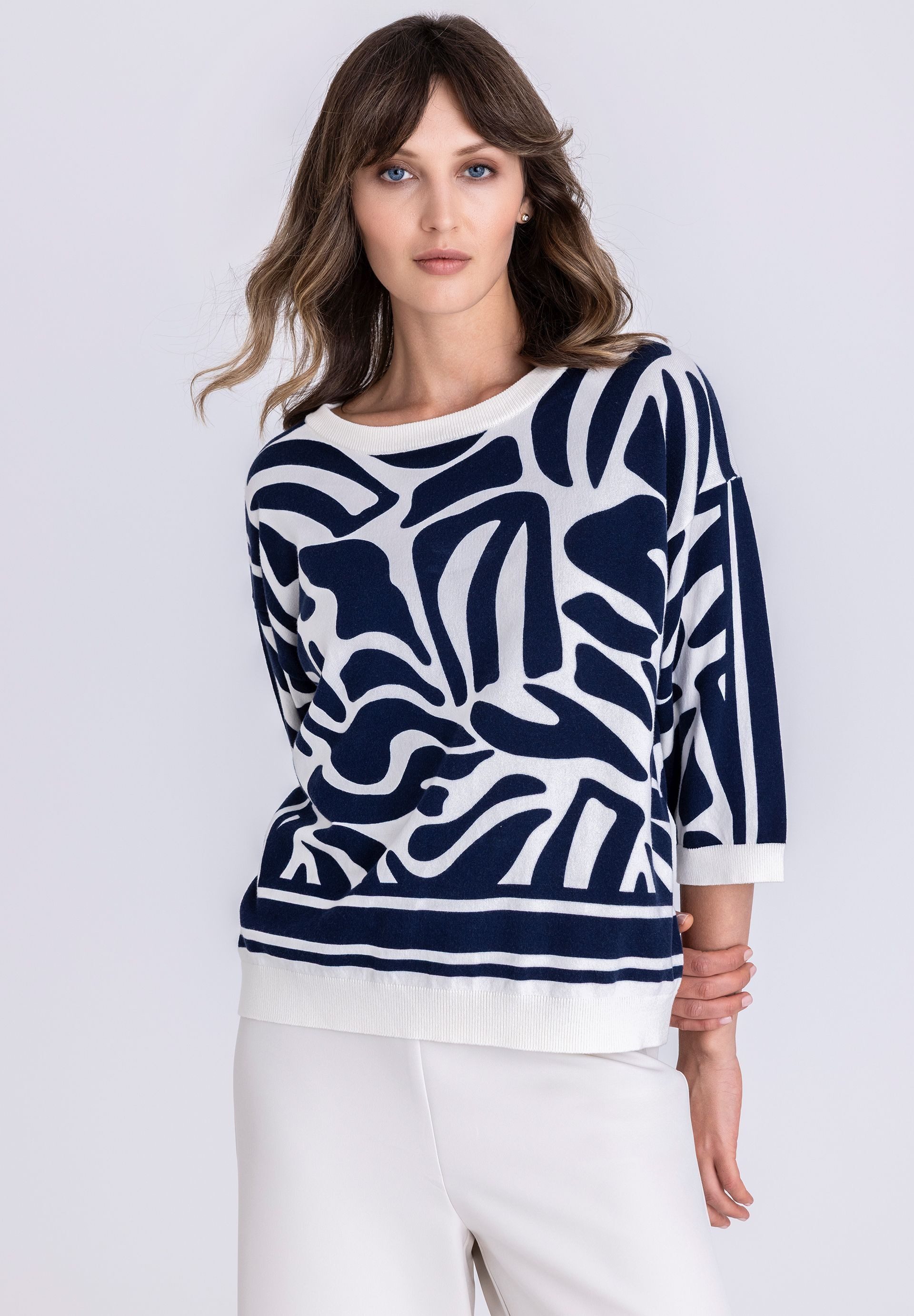 TUZZI Strickpullover mit Rippbündchen günstig online kaufen