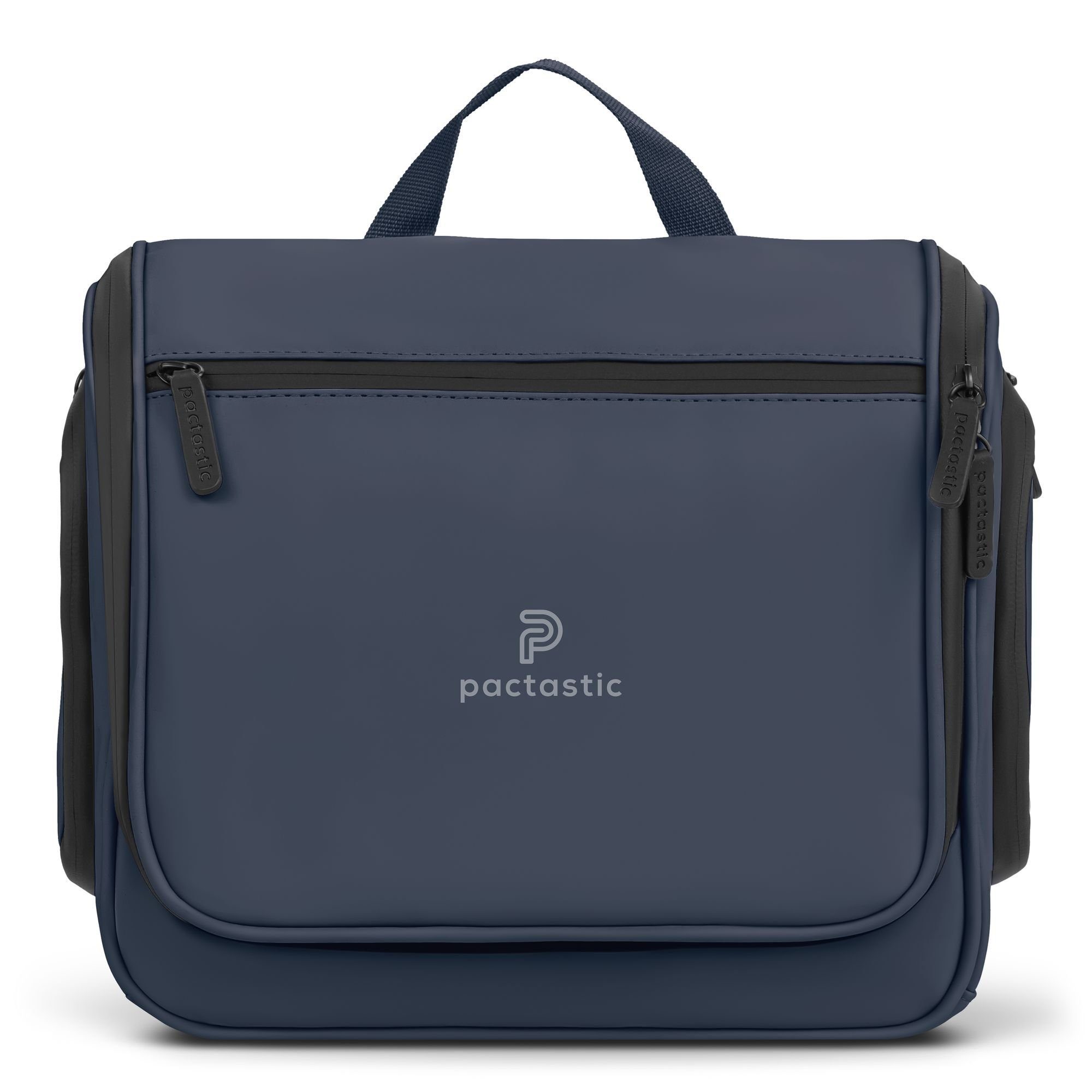 Pactastic Kulturbeutel Urban Collection, Veganes Tech-Material dark blue