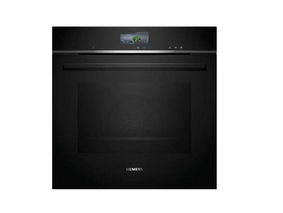 SIEMENS Dampfbackofen iQ700 HS736G1B1,iQ700 Einbau-Dampfbackofen Schwarz, Edelstahl, EEK: A+, mit Teleskopauszug nachrüstbar, HS736G1B1,iQ700 Einbau-Dampfbackofen Schwarz, Edelstahl, EEK: A+