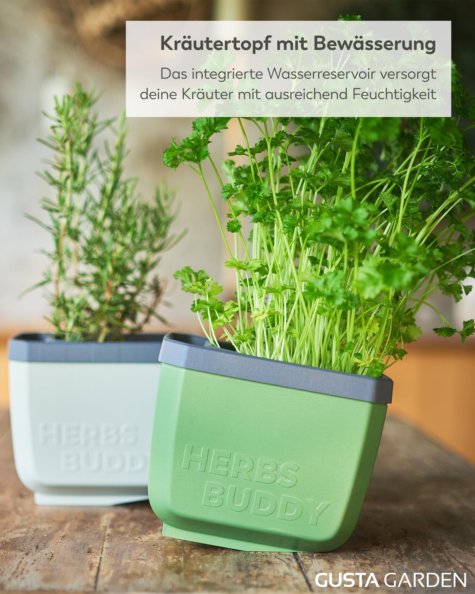 Gusta Garden Kräutertopf KRÄUTERFREUND (3er Set, 3er Set) günstig online kaufen