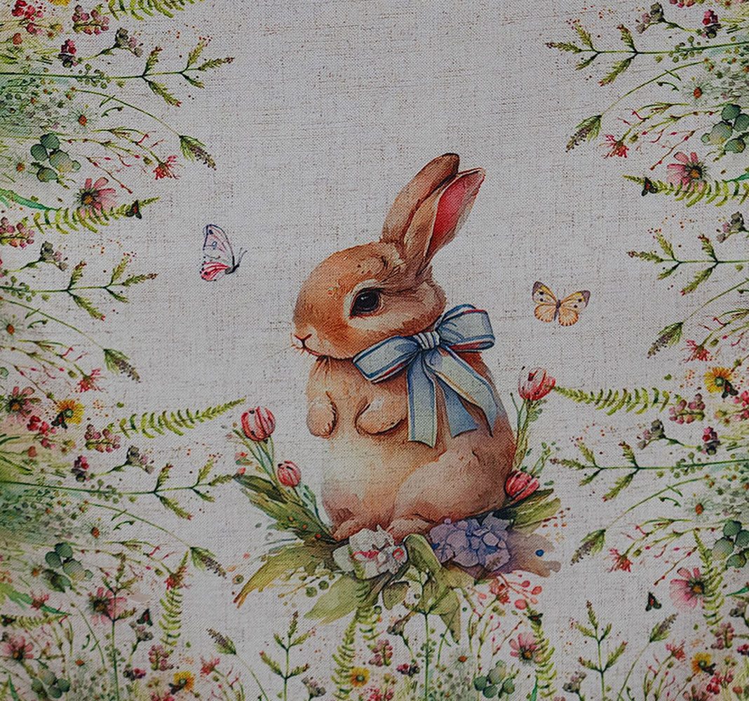 texpot Tischdecke Tischläufer Druck Häschen Osterhase Ostern (1-tlg) günstig online kaufen