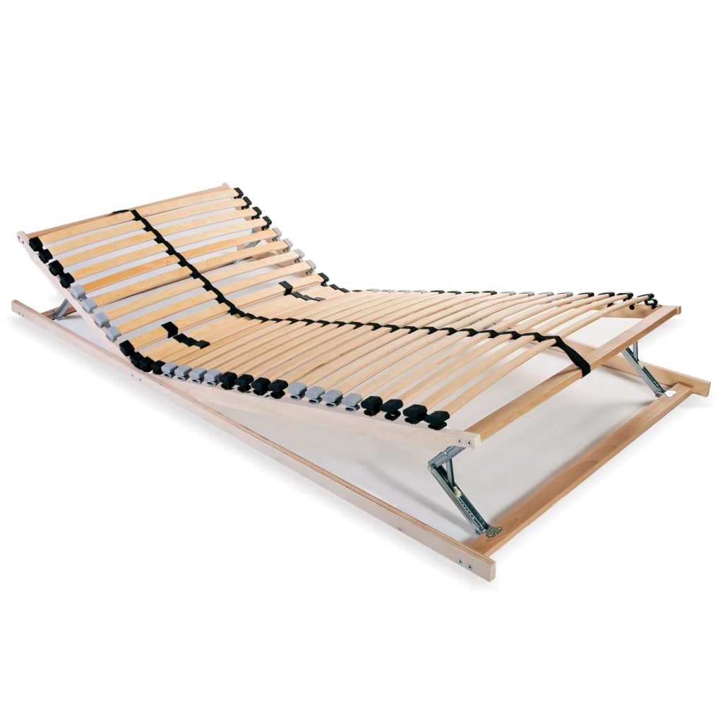 Lattenrost, vidaXL, Lattenrost mit 28 Latten 7 Zonen 70x200 cm