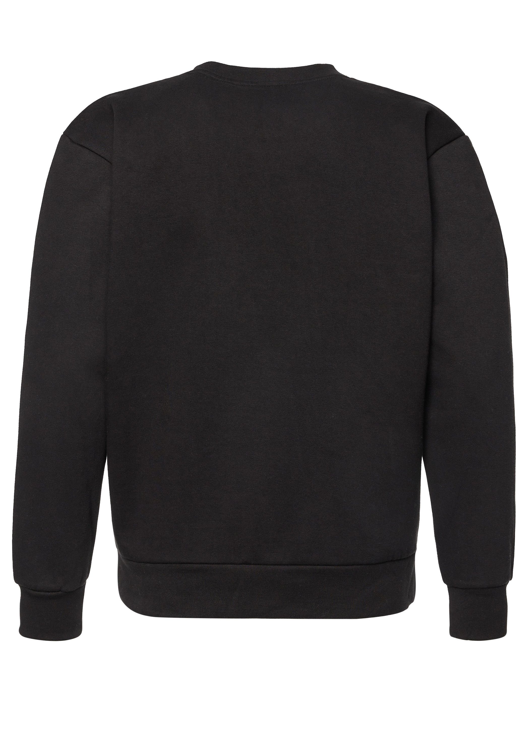 Panda GOTS zertifizierte Sweatshirt schwarz-black Bio-Baumwolle MIKON