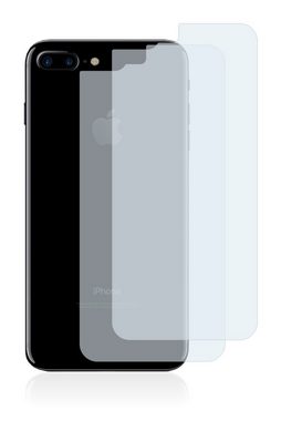 BROTECT Schutzfolie für Apple iPhone 7 Plus Rückseite (gesamte Fläche), Displayschutzfolie, 2 Stück, Folie matt entspiegelt