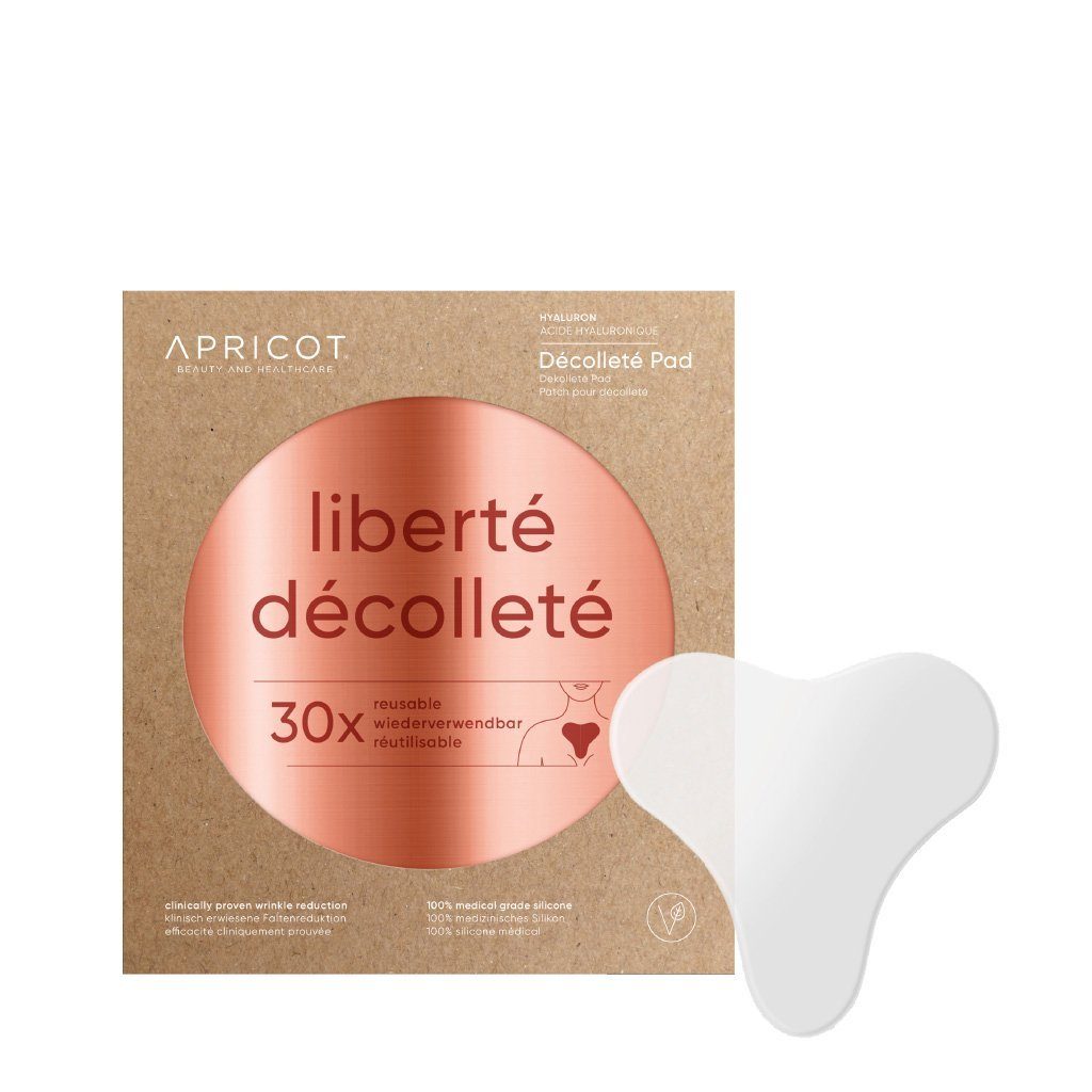 APRICOT Beauty Straffungspflege APRICOT beauty décolleté" HYALURON!, MIT Pad Wiederverwendbar "liberté Décolletè